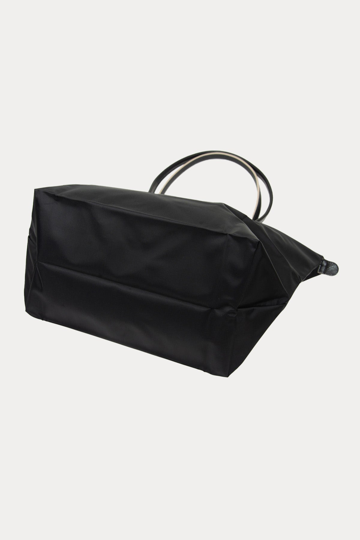 Longchamp Deri Detaylı Logolu Omuz Çantası