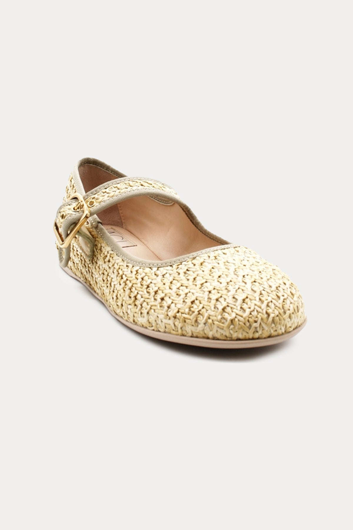 Agl Hoola Hoop Bebe Tek Tokalı Hasır Örgü Babet Ayakkabı