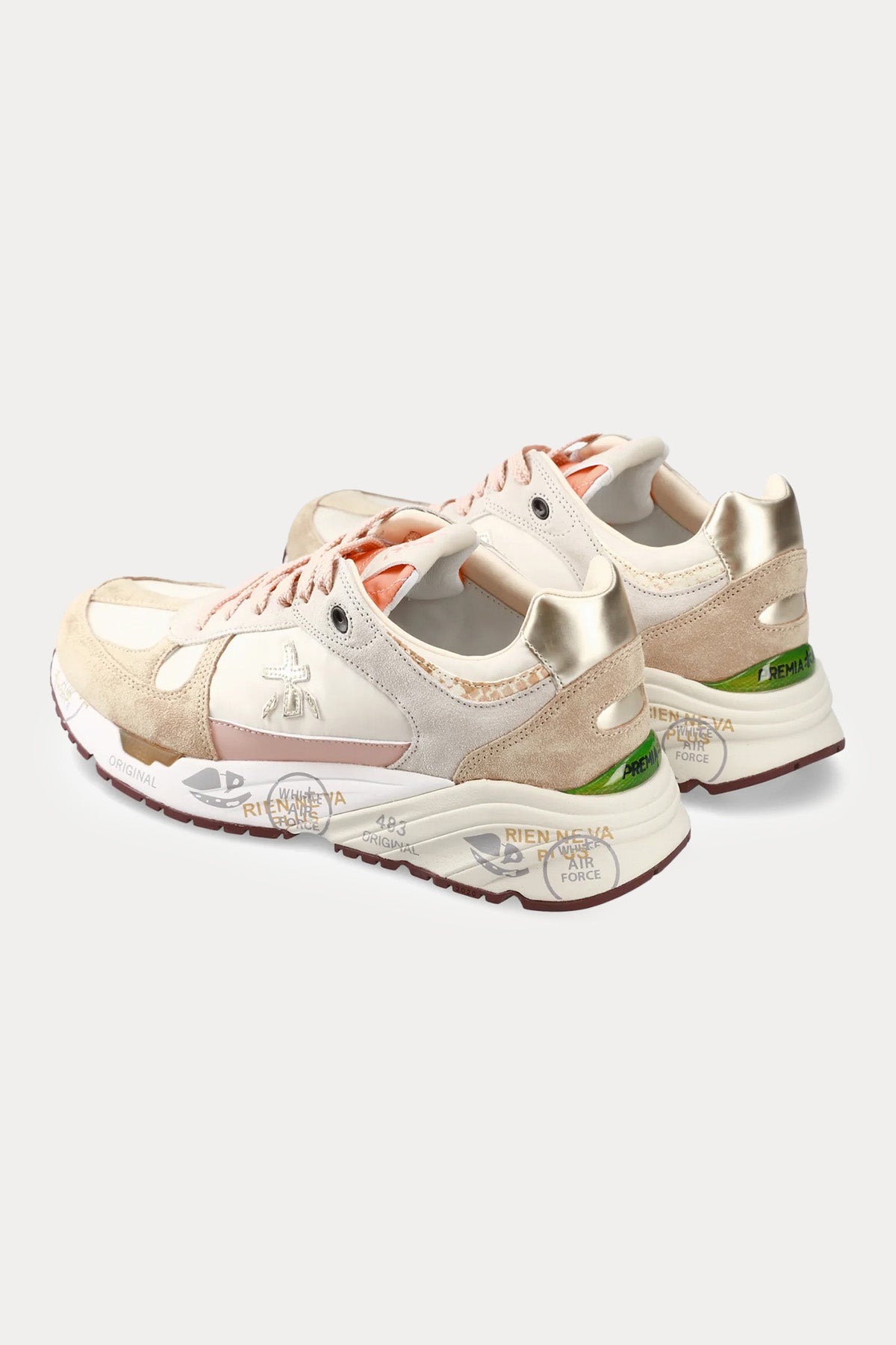 Premiata Mased Süet Sneaker Ayakkabı-Ayakkabı-Libas