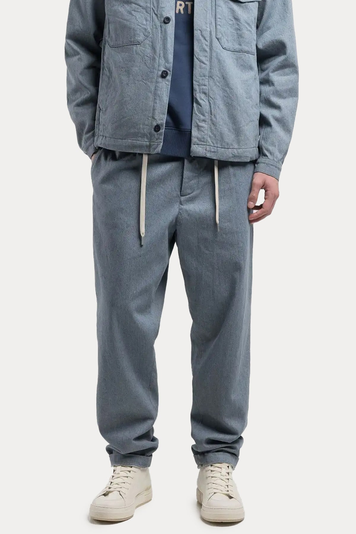 Replay Tapered Fit Beli Lastikli Tek Pile Yandan Cepli Pantolon