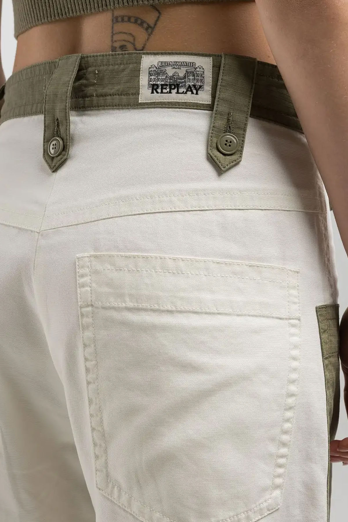 Replay Comfort Fit Yüksek Belli Pantolon