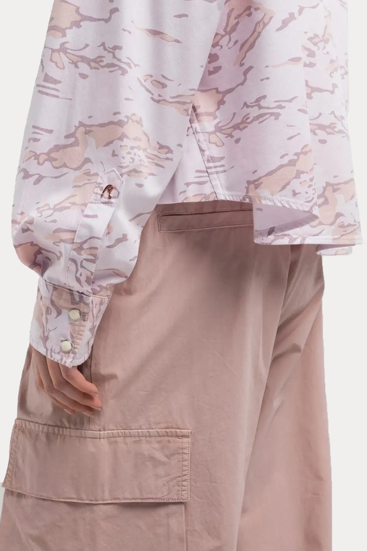 Replay Relaxed Fit Desenli Gömlek-Gömlek-Libas