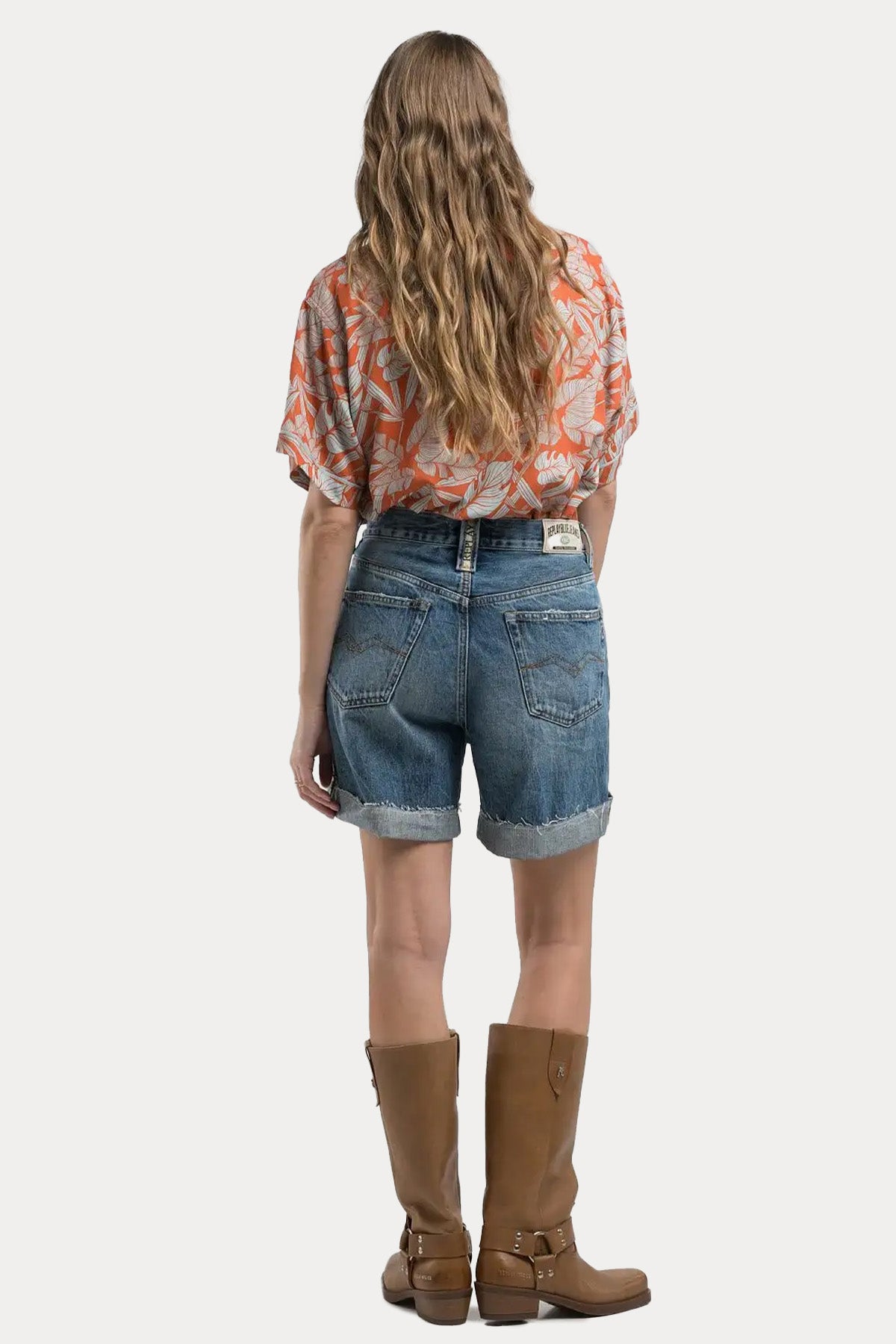 Replay 9Z1 Straight Fit Denim Şort