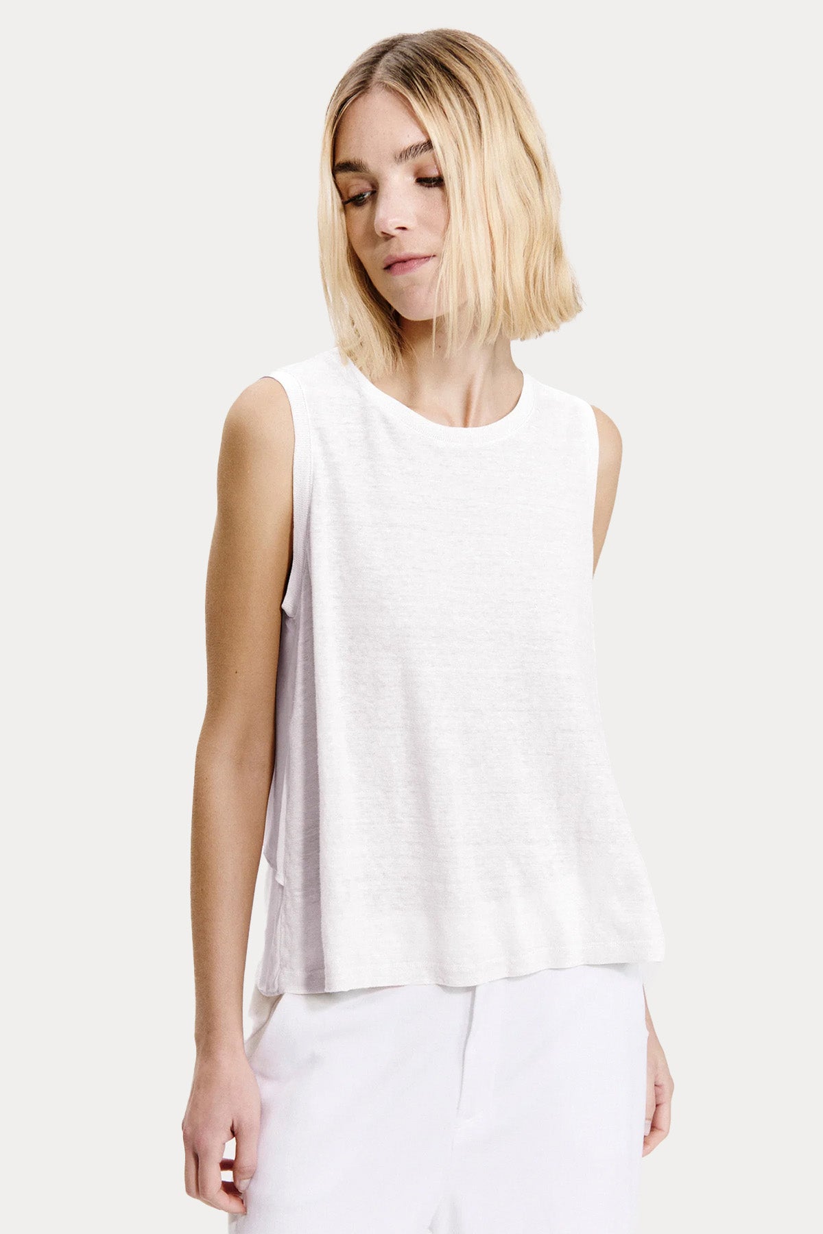 Transit Comfort Fit Keten Bluz