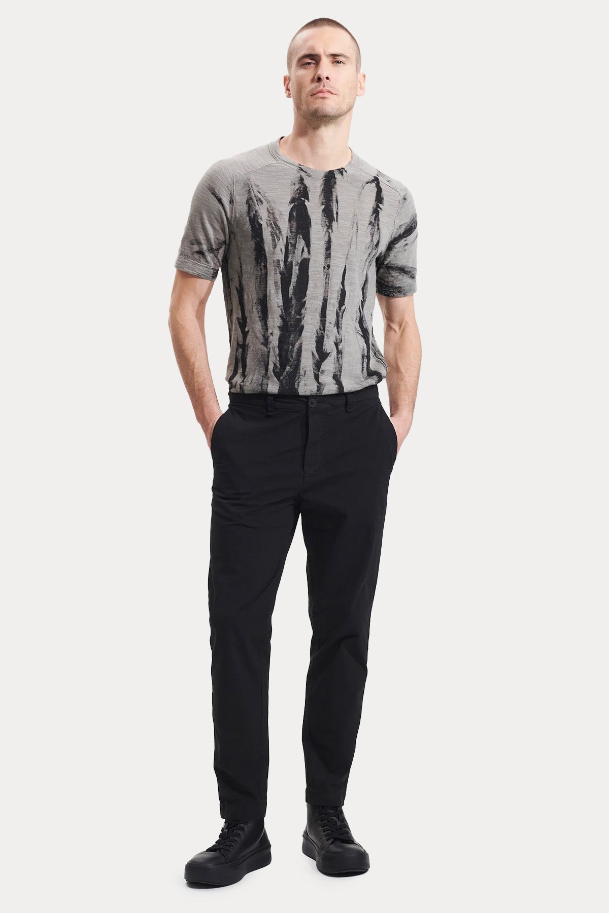 Transit Slim Fit Yandan Cepli Streç Pantolon