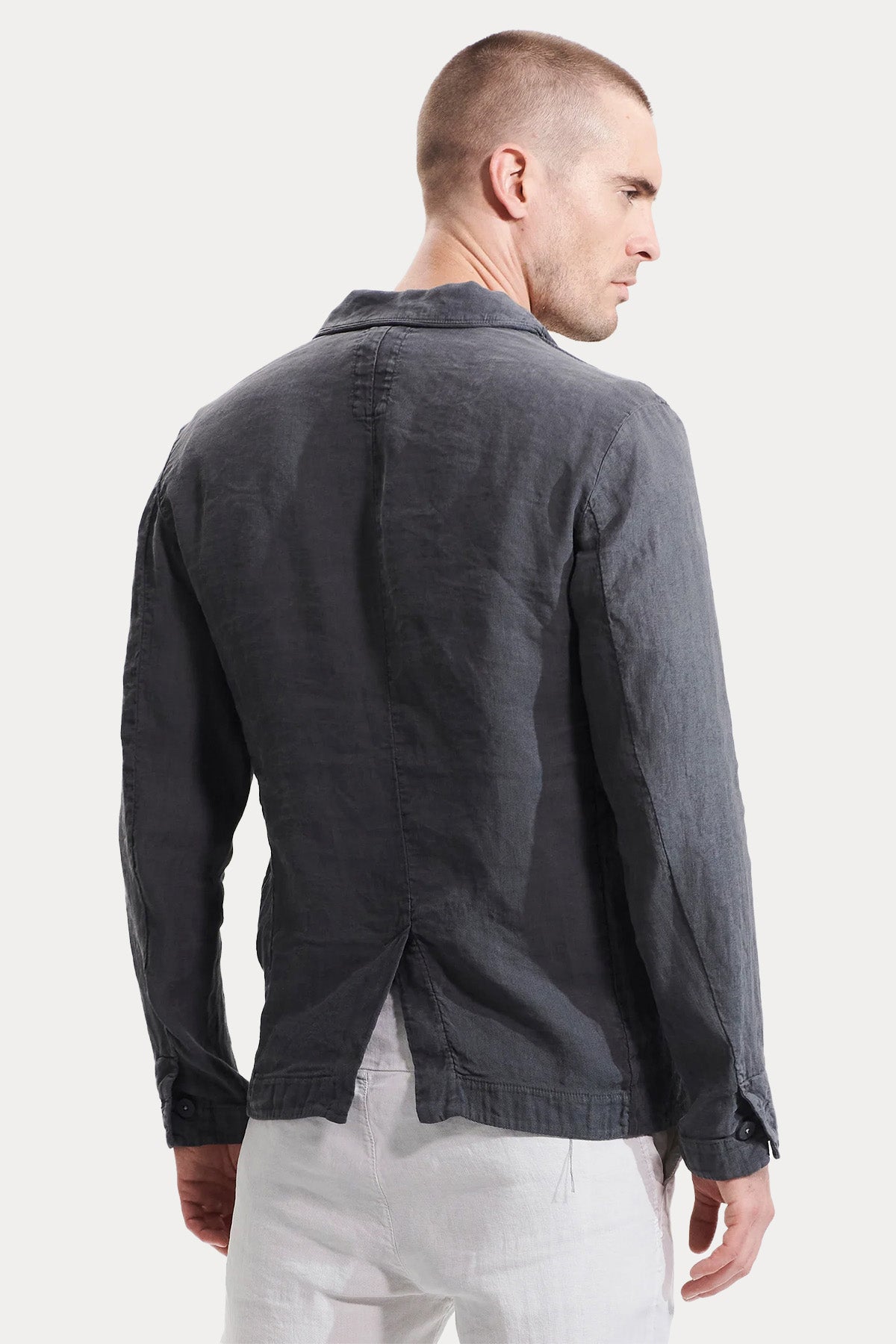 Transit Classic Fit Keten Blazer Ceket