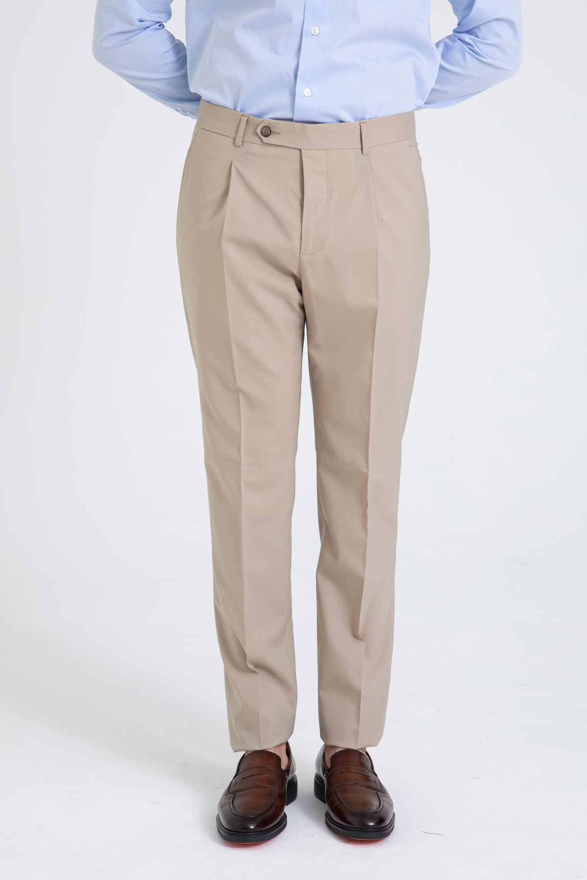 Manuel Ritz Slim Fit Yün Takım Elbise