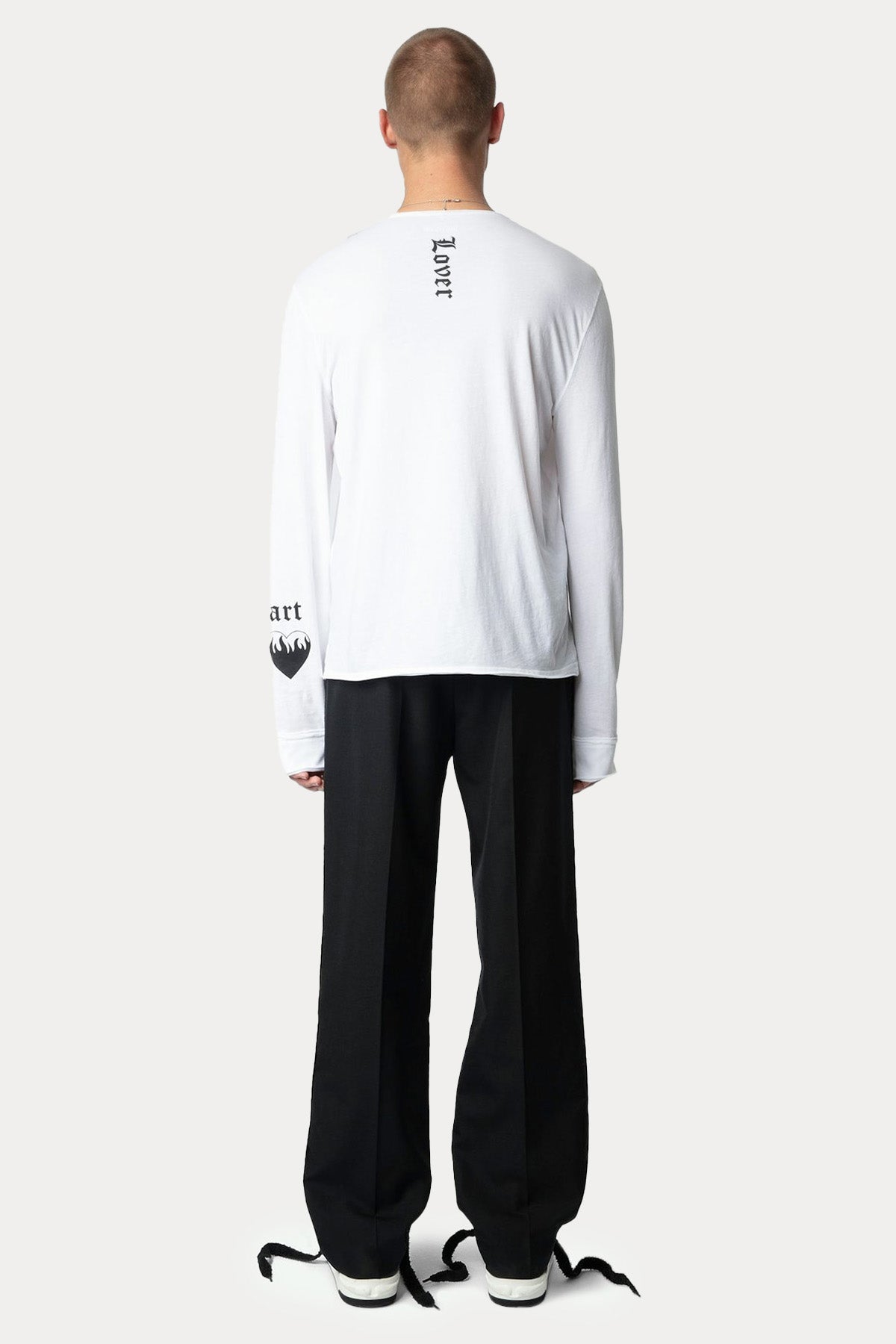 Zadig & Voltaire Düğmeli V Yaka Logolu T-shirt