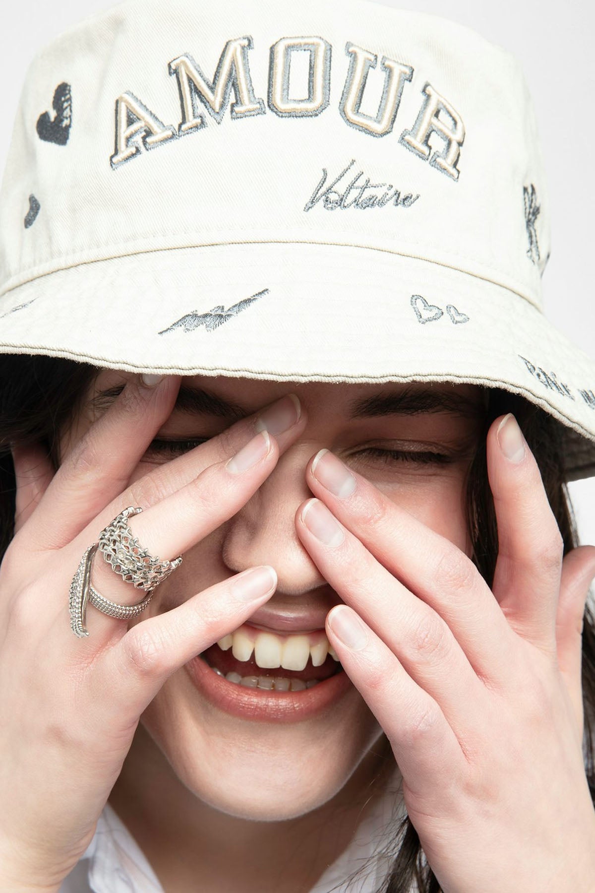 Zadig & Voltaire Logo Desenli Bucket Şapka