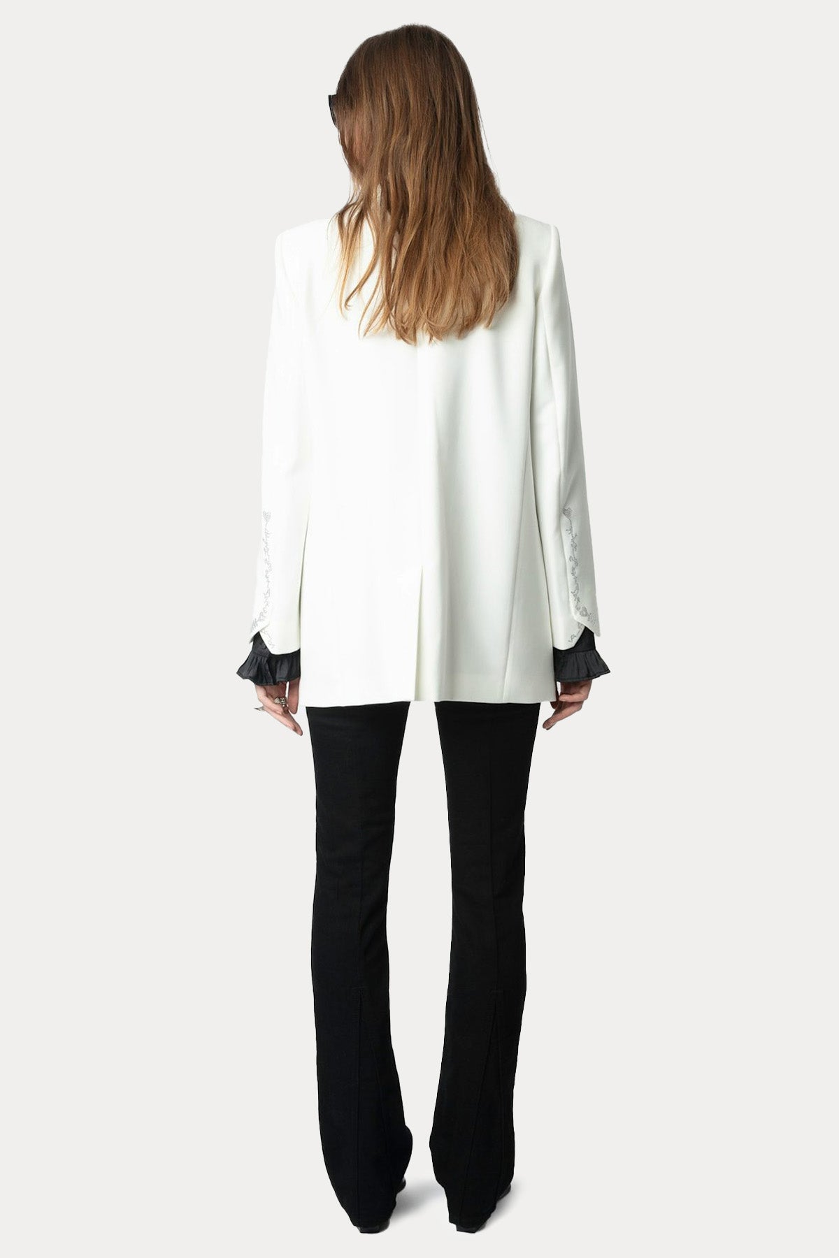 Zadig & Voltaire Parlak Taş Aksesuarlı Blazer Ceket