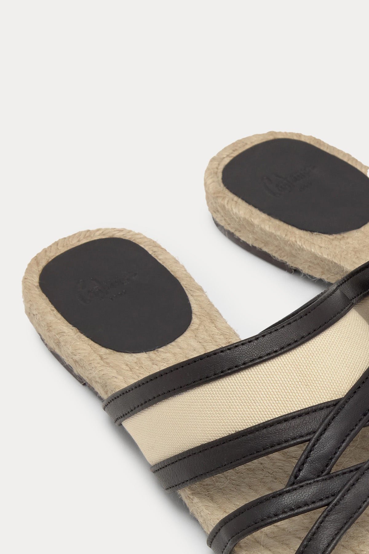 Castaner Pires Hasır Örgülü Deri Terlik