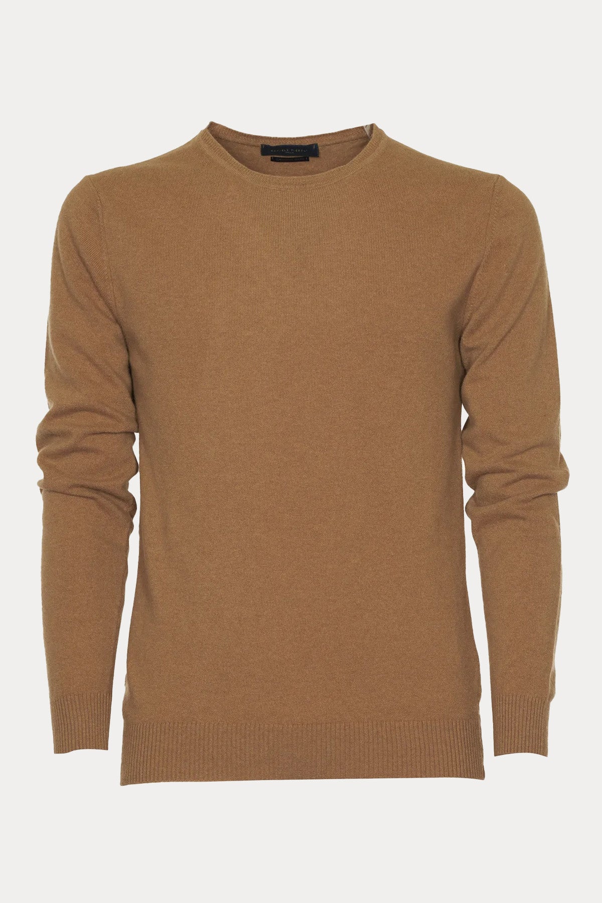 Manifattura Yuvarlak Yaka Regular Fit Kaşmir Örgü Yün Triko