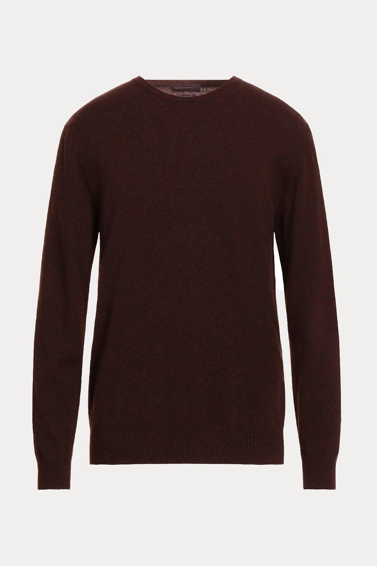 Manifattura Yuvarlak Yaka İnce Örgü Yün Triko