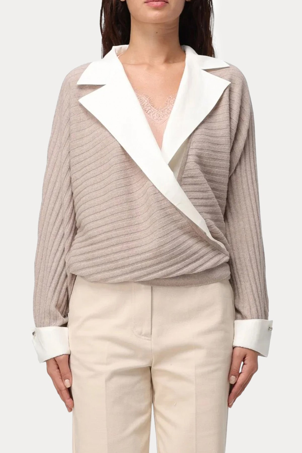 Liu Jo Kaşmir Fitilli Yün Triko