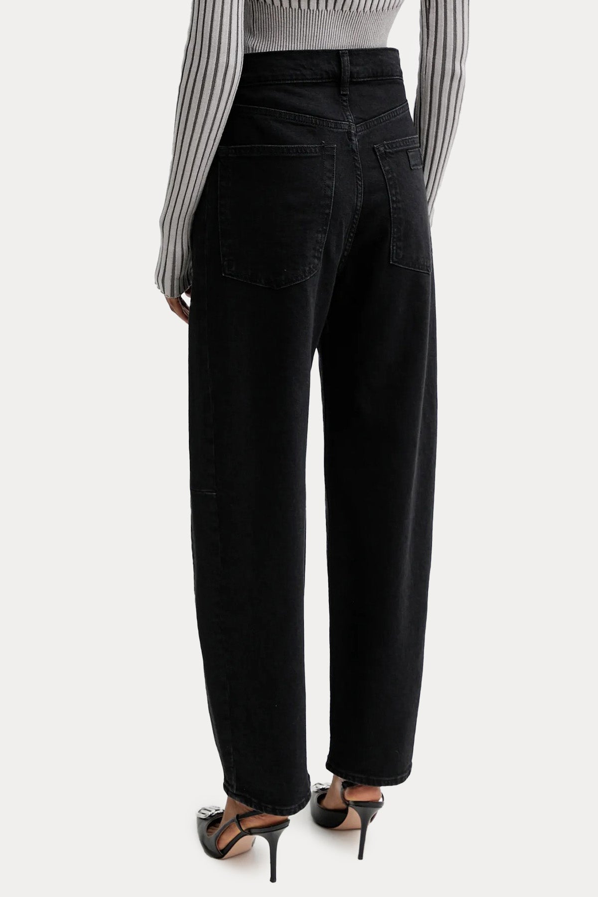 Liu Jo Mom Fit Yüksek Bel Parlak Taş Aksesuarlı Jeans