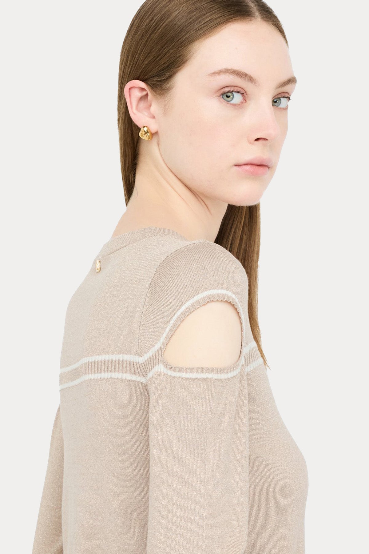 Liu Jo Yuvarlak Yaka İnce Örgü Triko