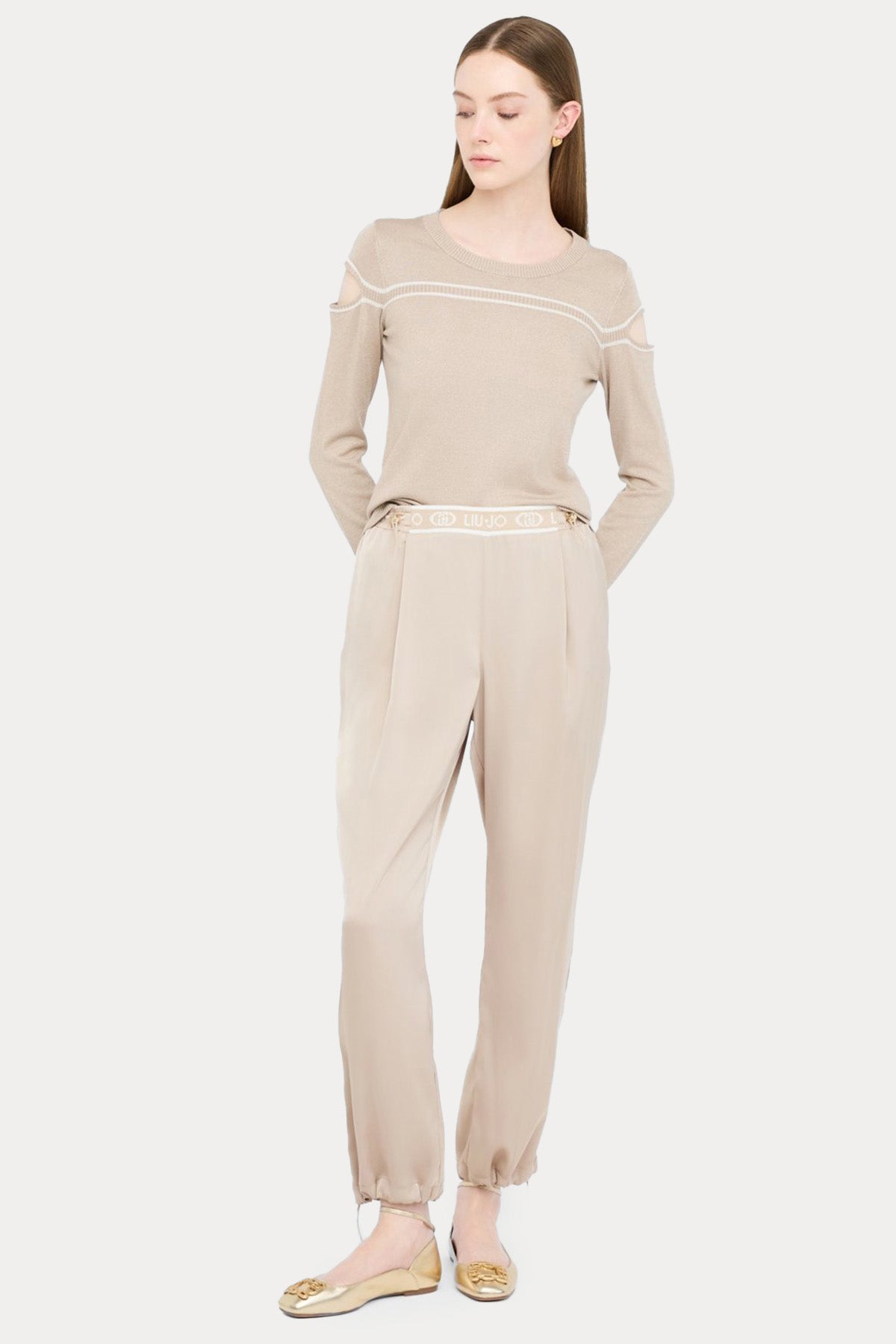 Liu Jo Yuvarlak Yaka İnce Örgü Triko