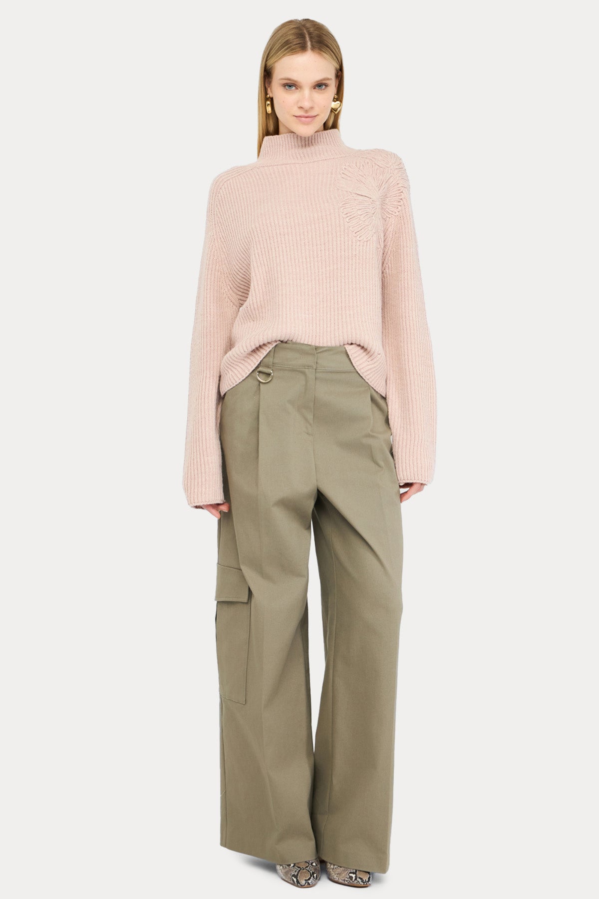 Liu Jo Yarım Balıkçı Yaka Örgü Yün Triko