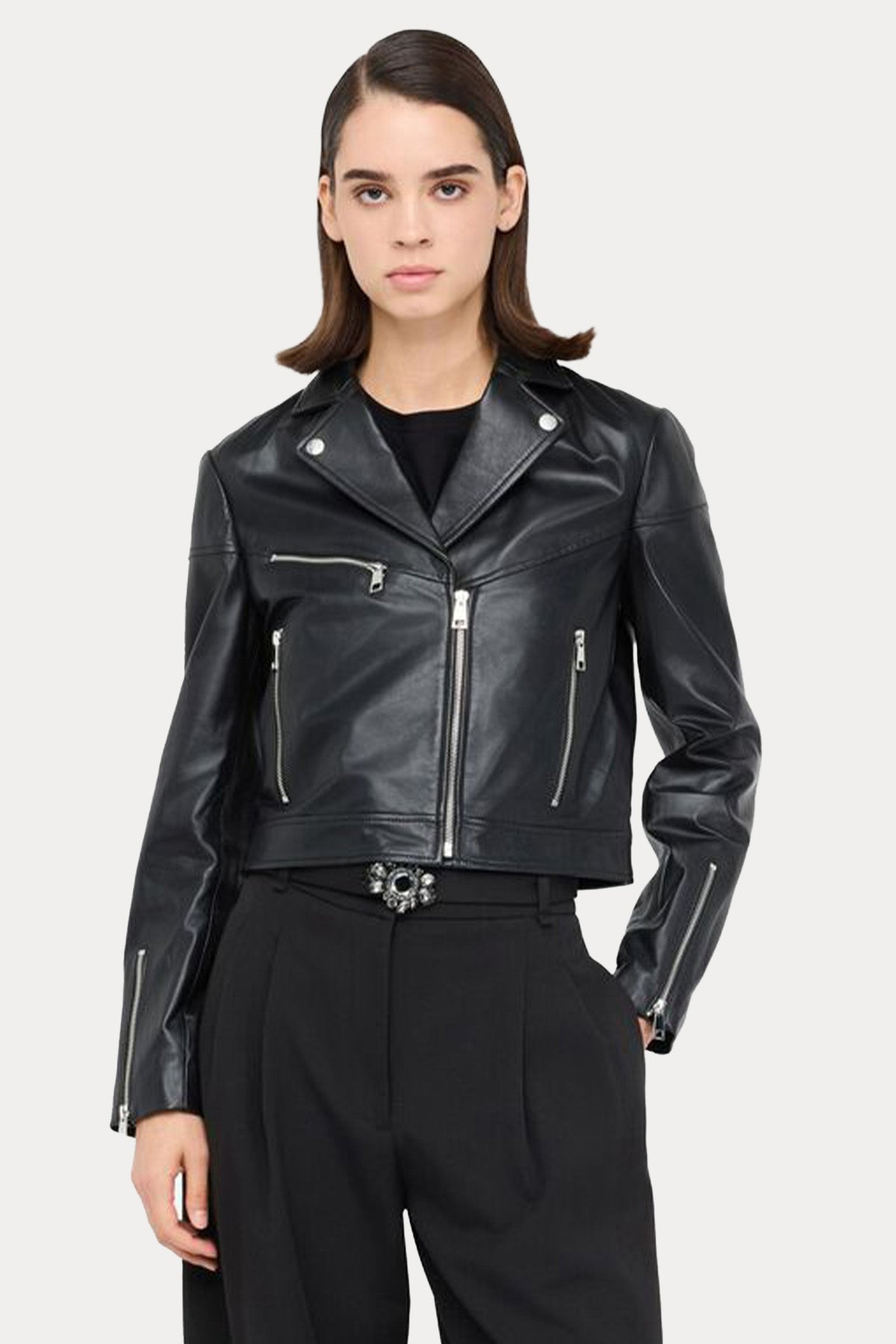 Liu Jo Crop Deri Ceket