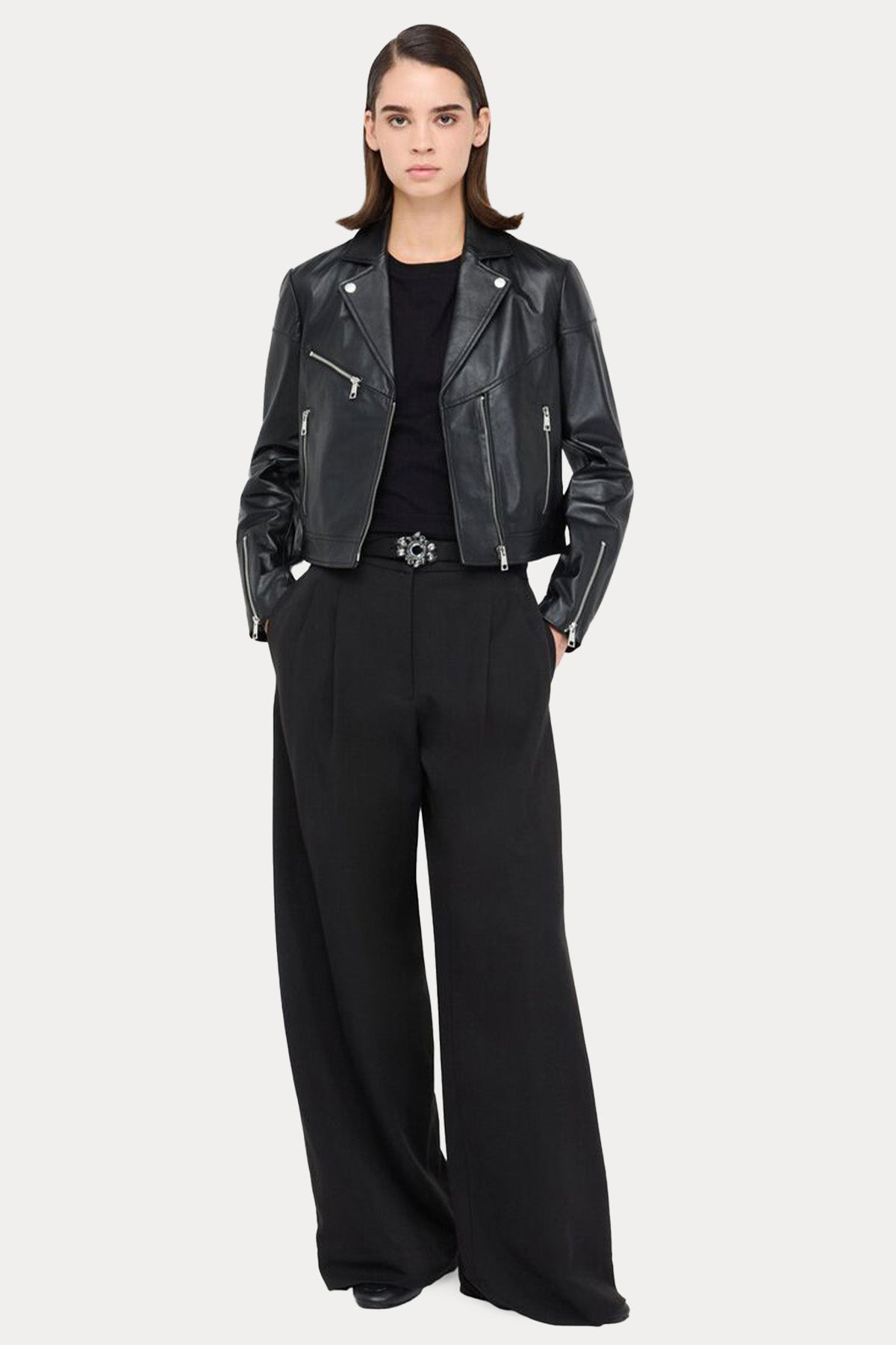 Liu Jo Crop Deri Ceket