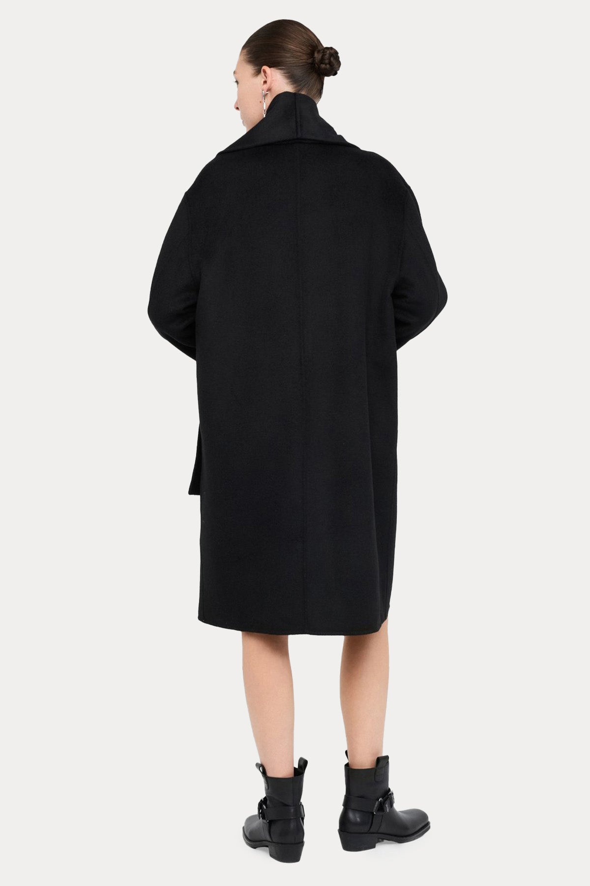 Liu Jo Kruvaze Atkılı Yün Palto