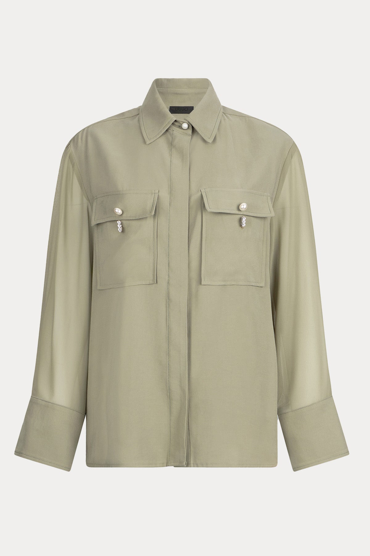 Liu Jo Fransız Yaka Cep Detaylı Gömlek