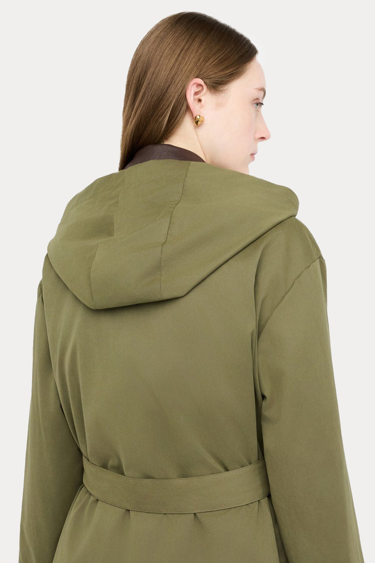 Liu Jo Kapüşonlu Kemerli Trençkot