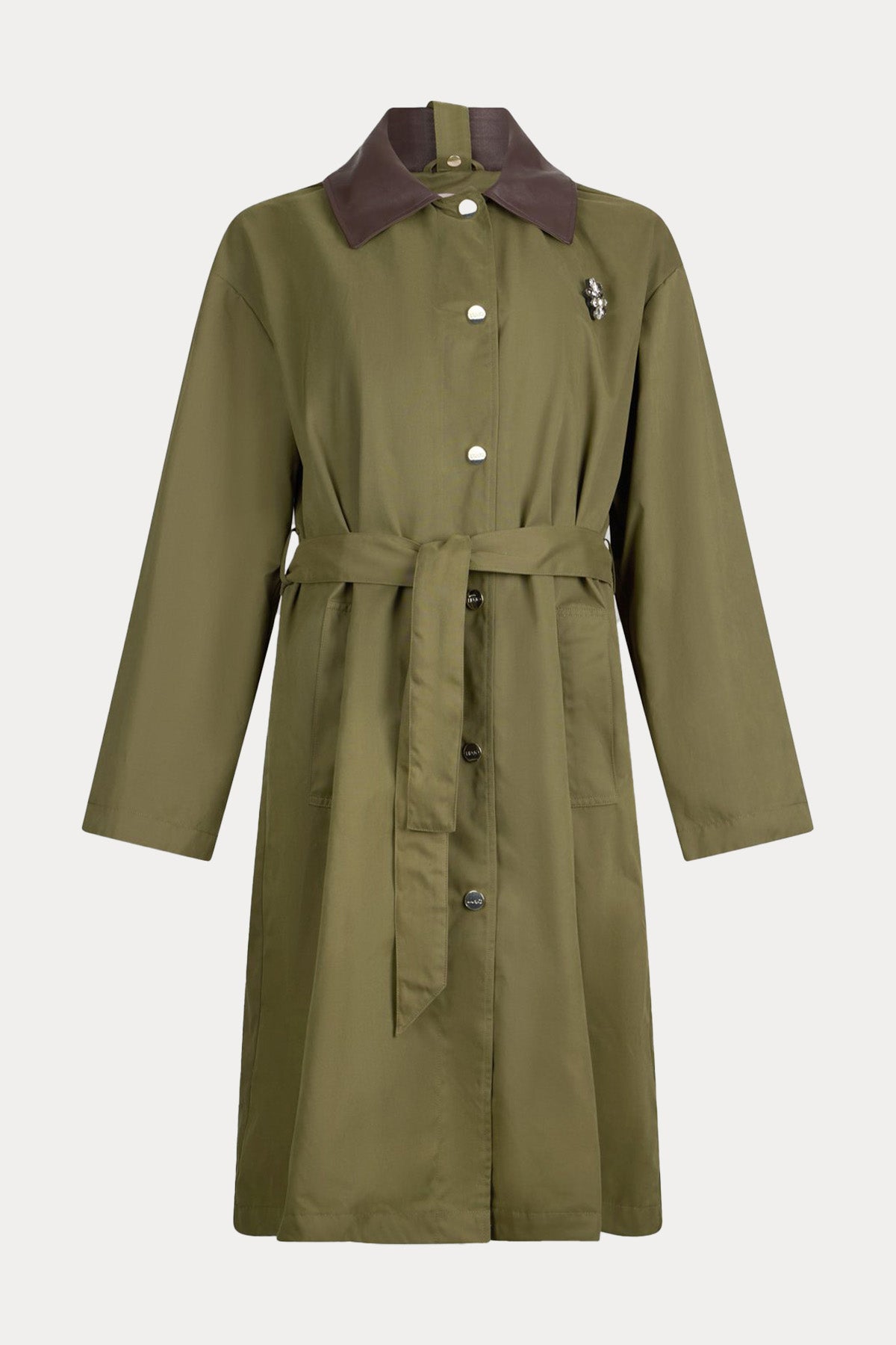 Liu Jo Kapüşonlu Kemerli Trençkot