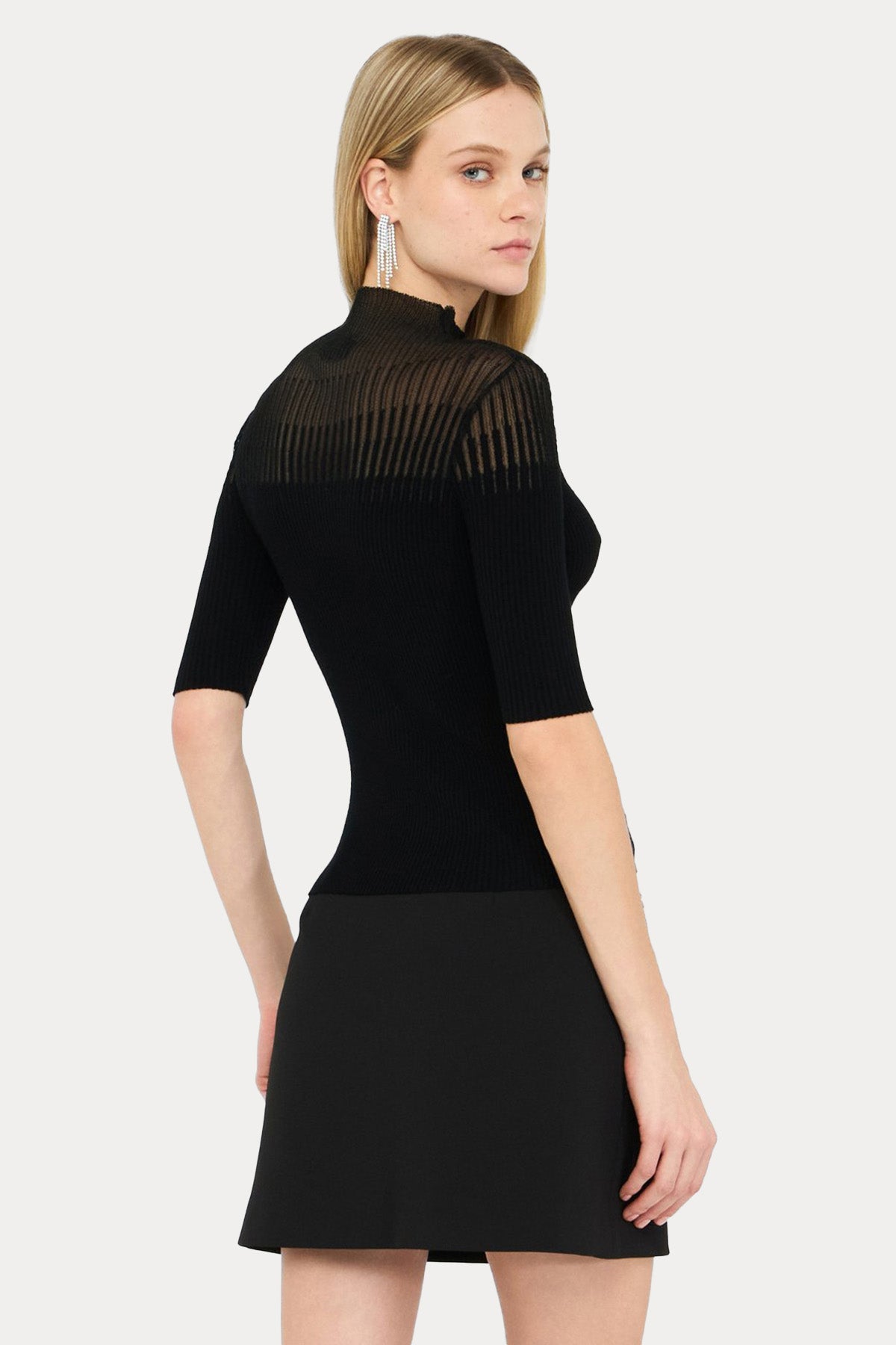 Liu Jo Slim Fit Fitilli İnce Örgü Triko-Triko-Libas