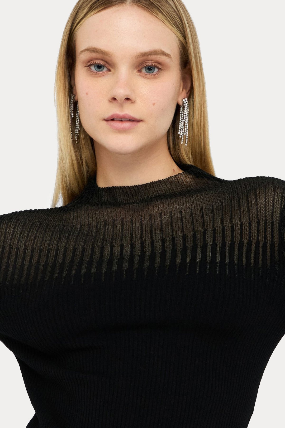 Liu Jo Slim Fit Fitilli İnce Örgü Triko-Triko-Libas