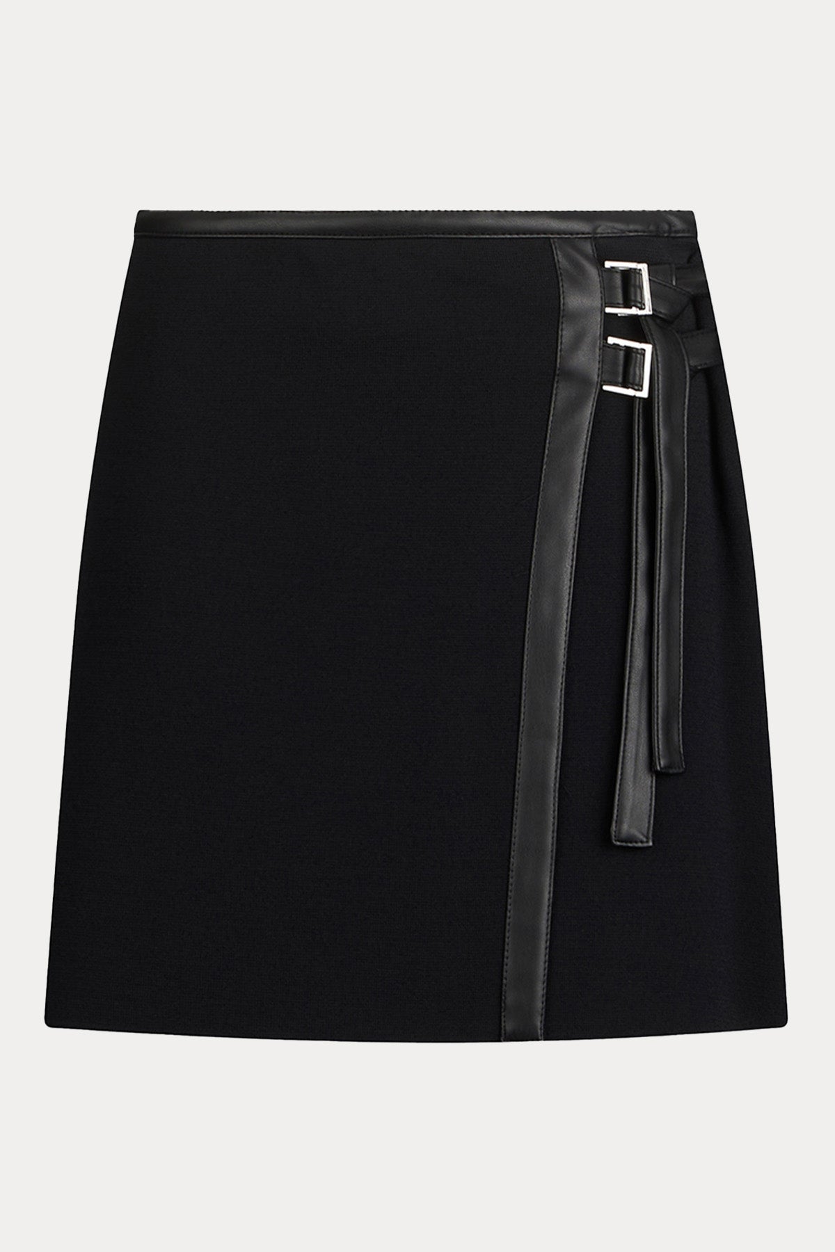 Liu Jo Deri Detaylı Kemerli Mini Etek