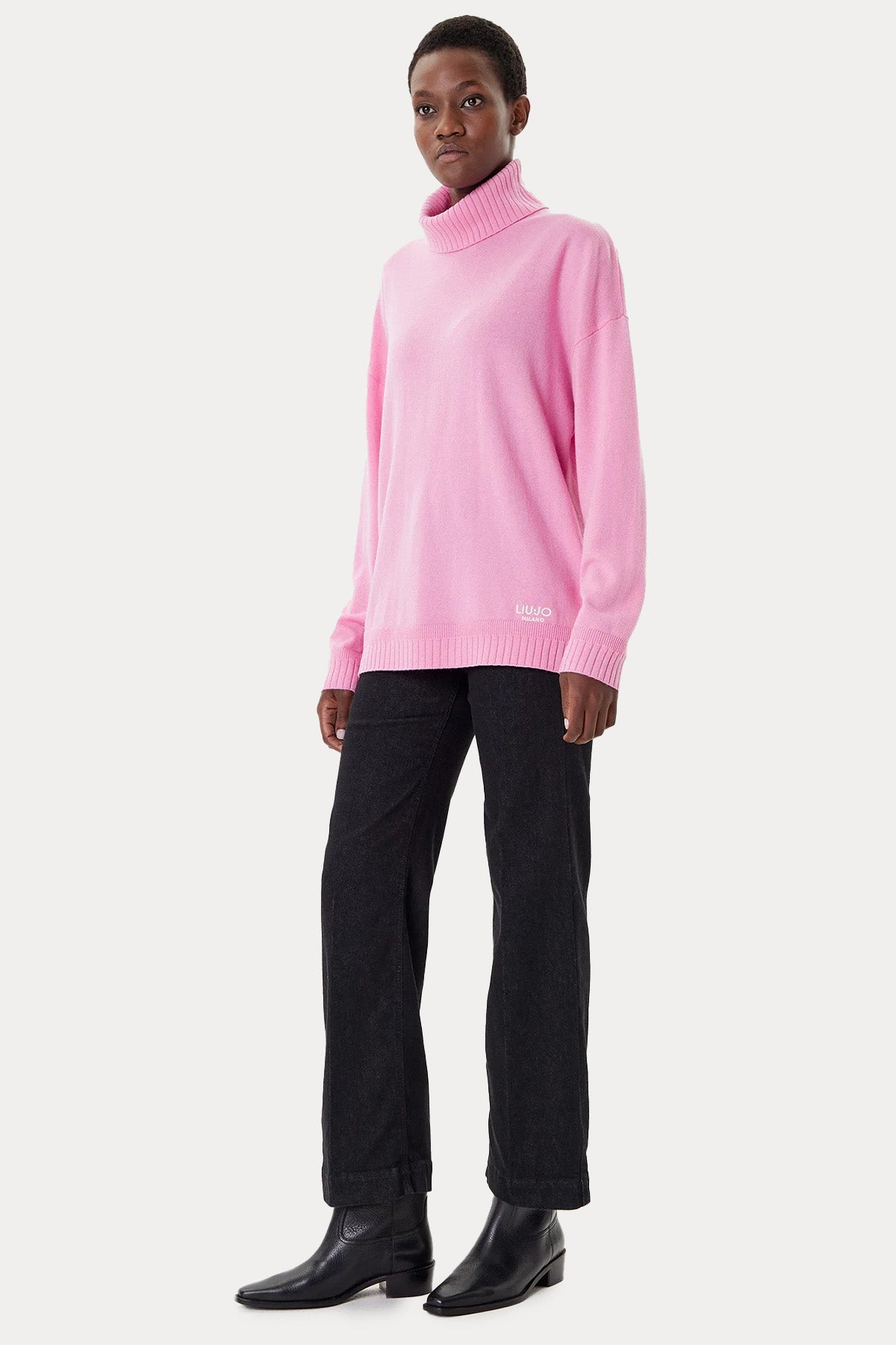 Liu Jo Straight Fit Yıkamalı Streç Jeans