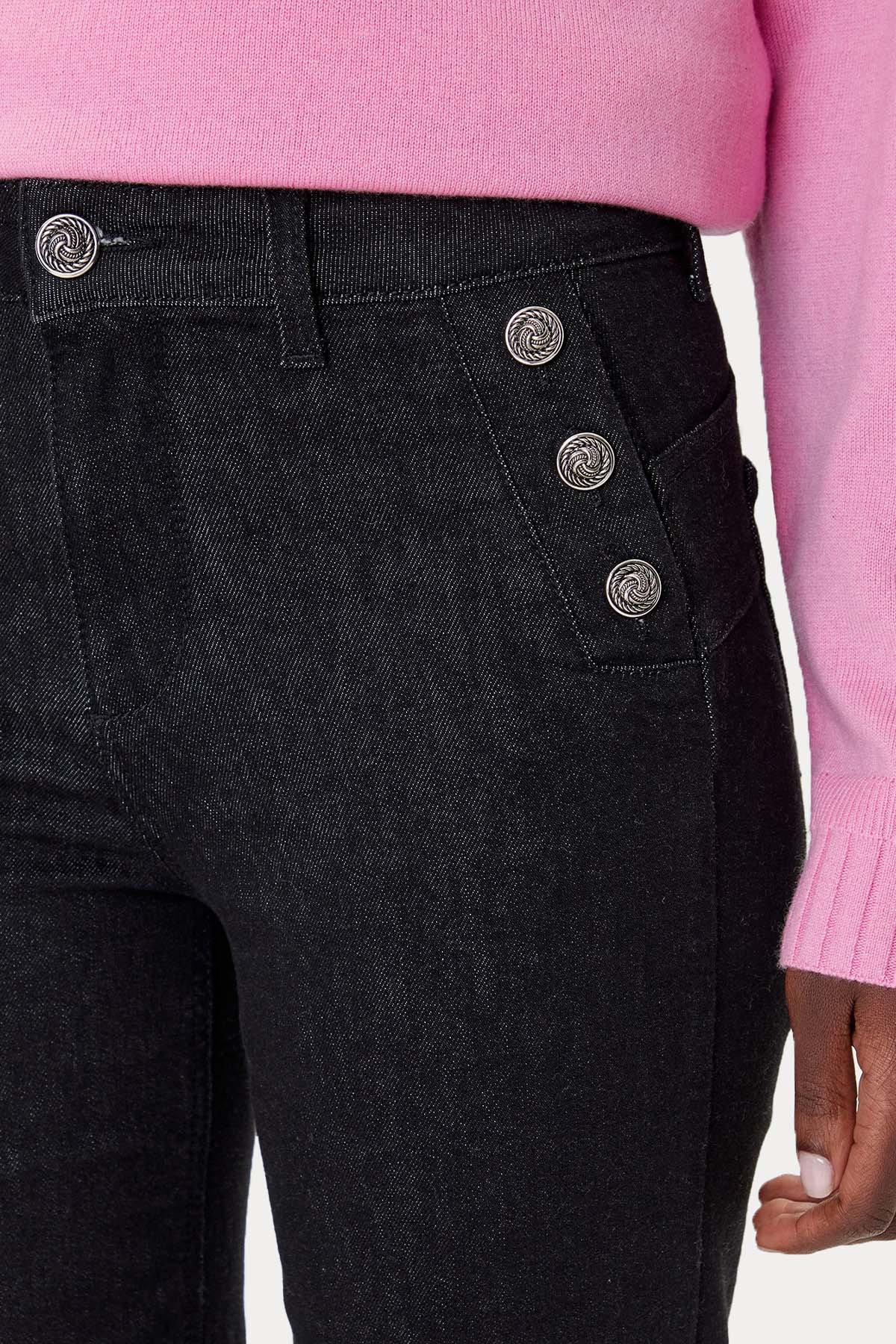 Liu Jo Straight Fit Yıkamalı Streç Jeans-Jeans-Libas