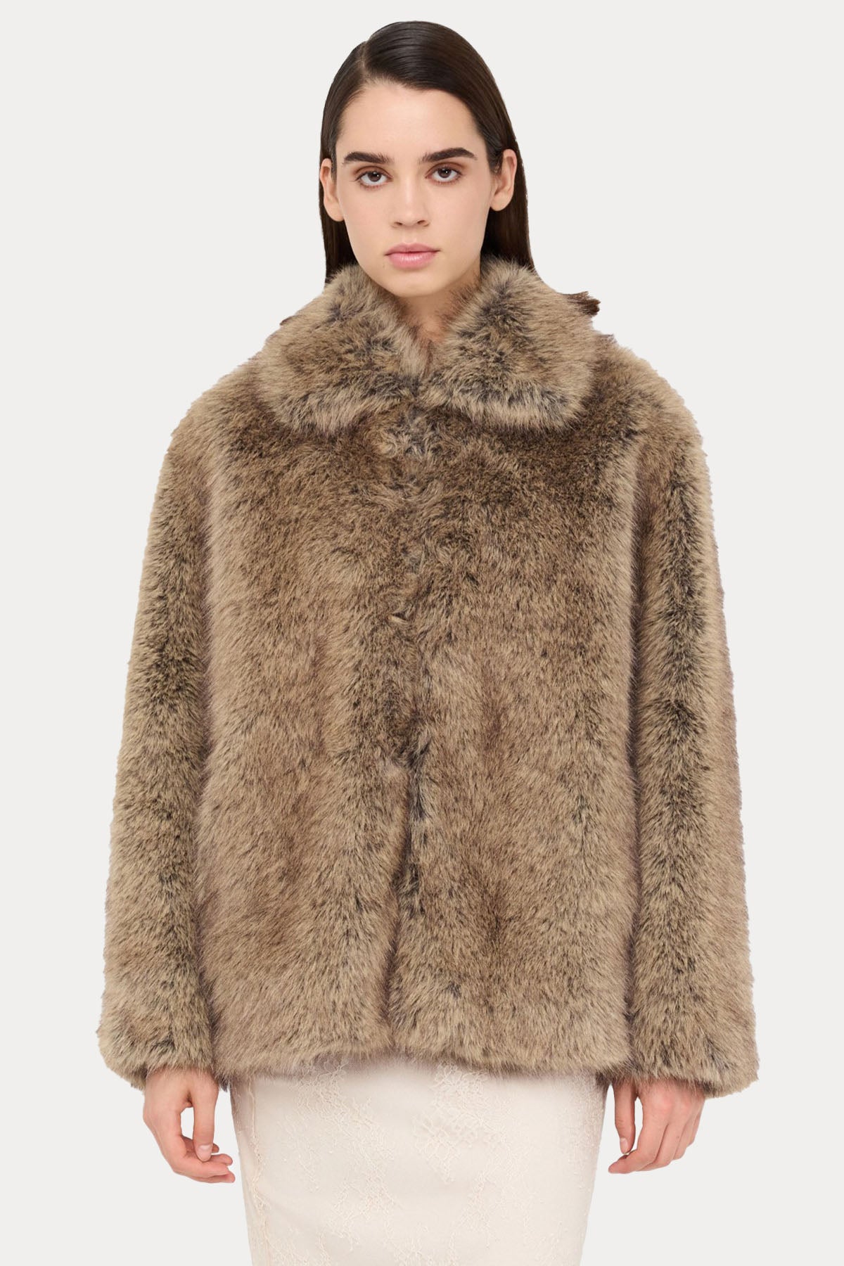 Liu Jo Regular Fit Peluş Ceket