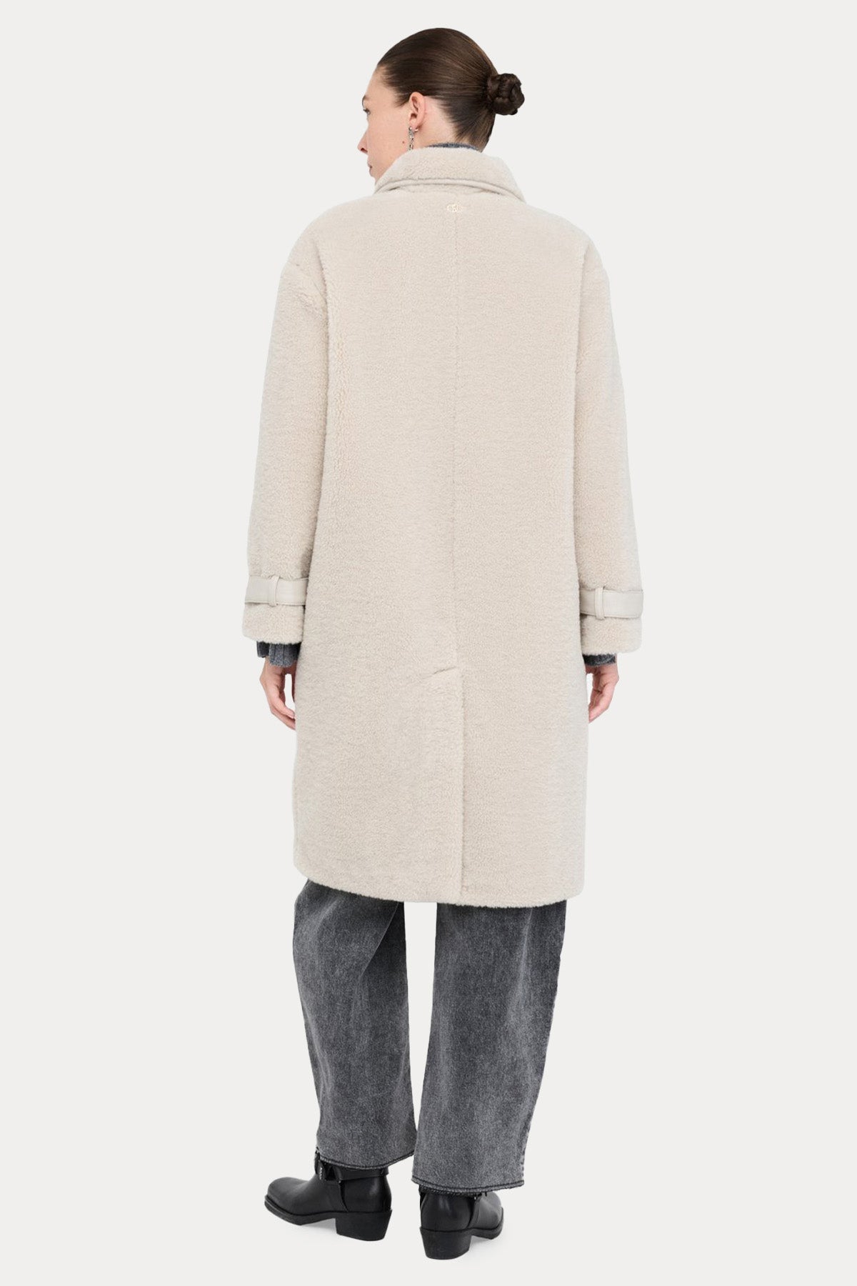 Liu Jo Comfort Fit Teddy Kumaş Kaban