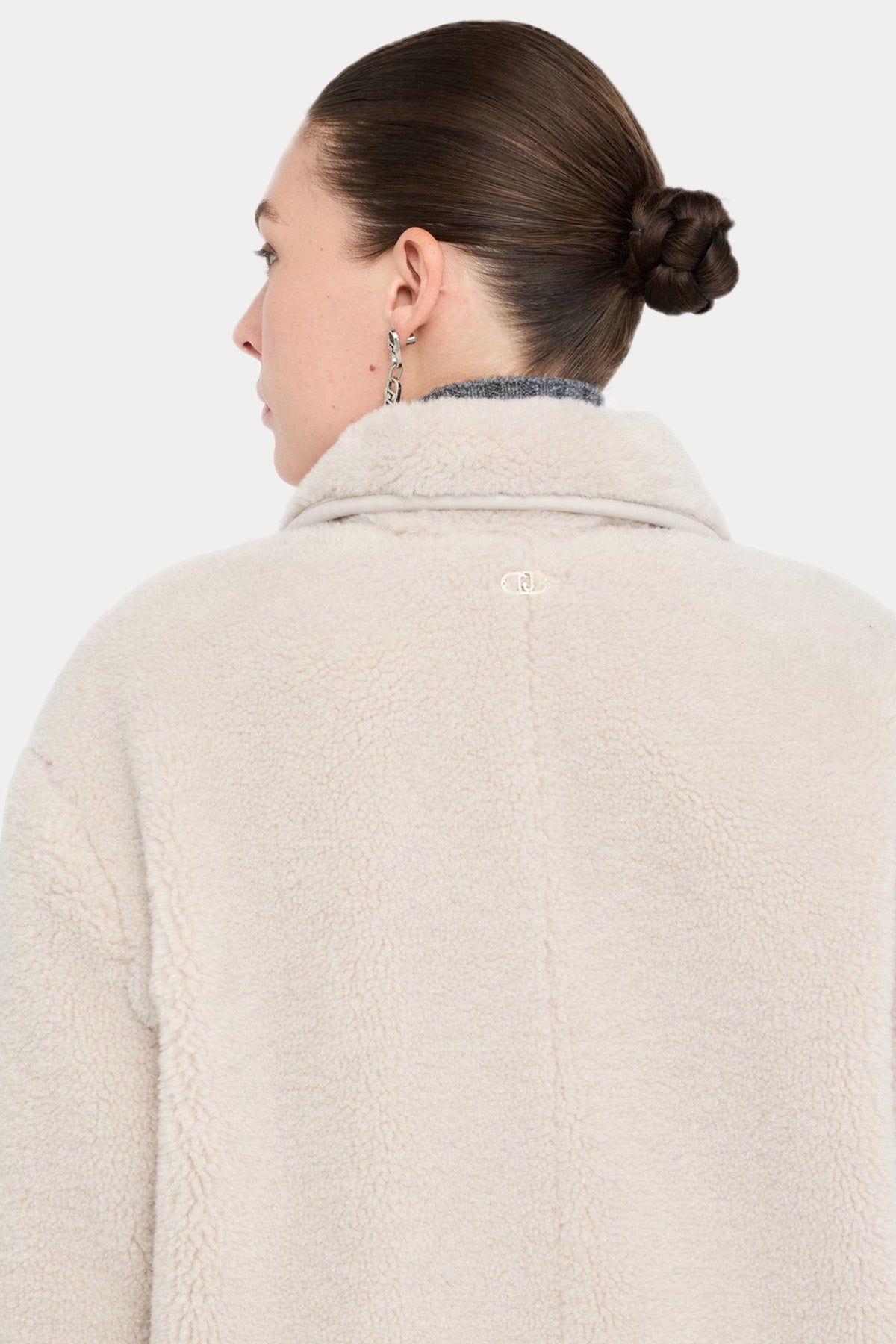 Liu Jo Comfort Fit Teddy Kumaş Kaban