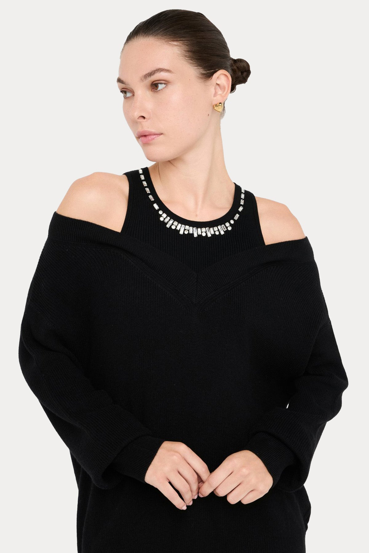 Liu Jo Relaxed Fit İnce Örgü Yün Triko