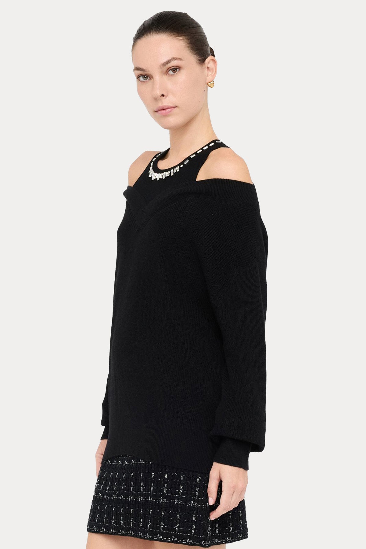 Liu Jo Relaxed Fit İnce Örgü Yün Triko