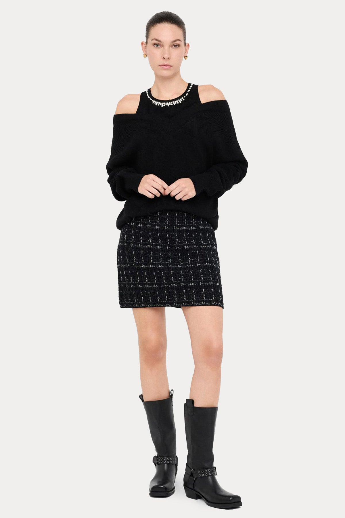 Liu Jo Relaxed Fit İnce Örgü Yün Triko