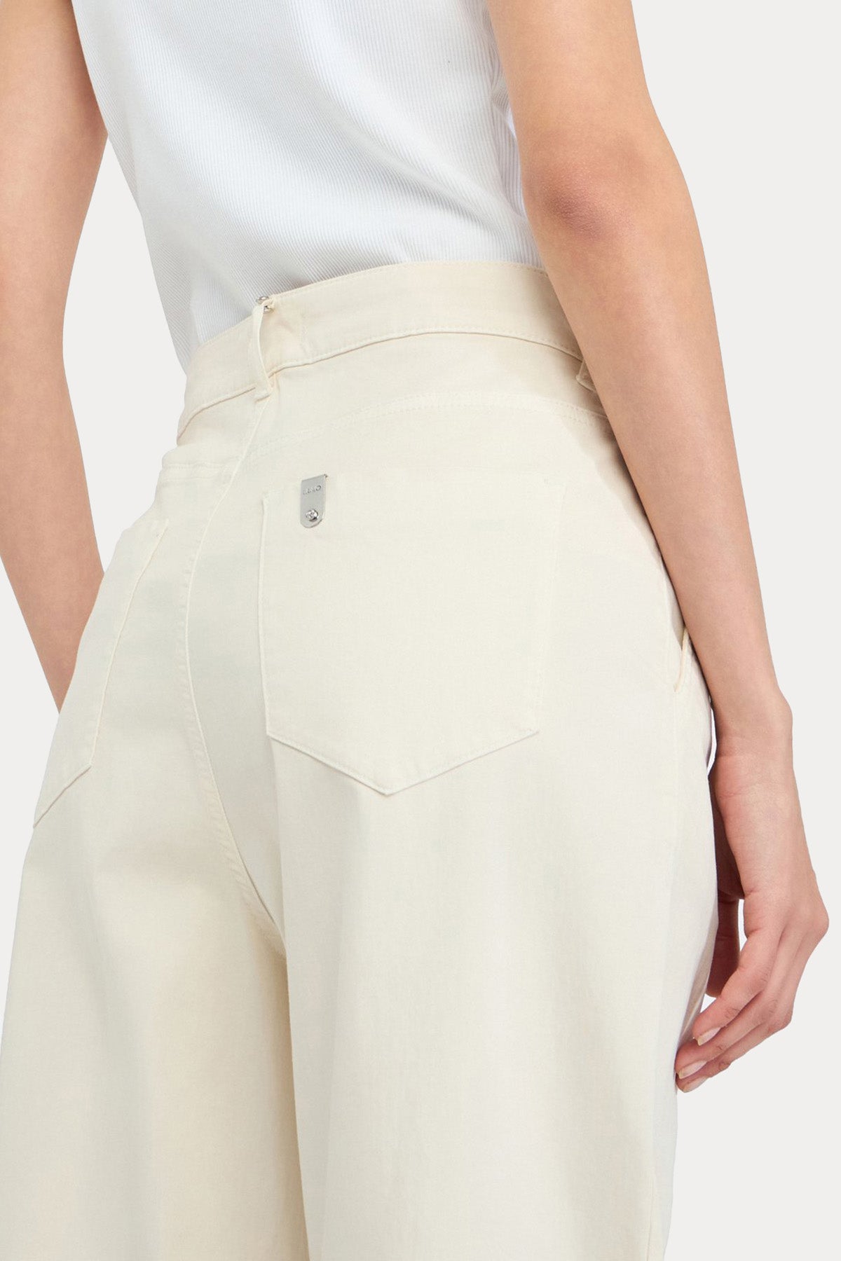 Liu Jo Balloon Fit Yüksek Belli Yandan Cepli Jeans