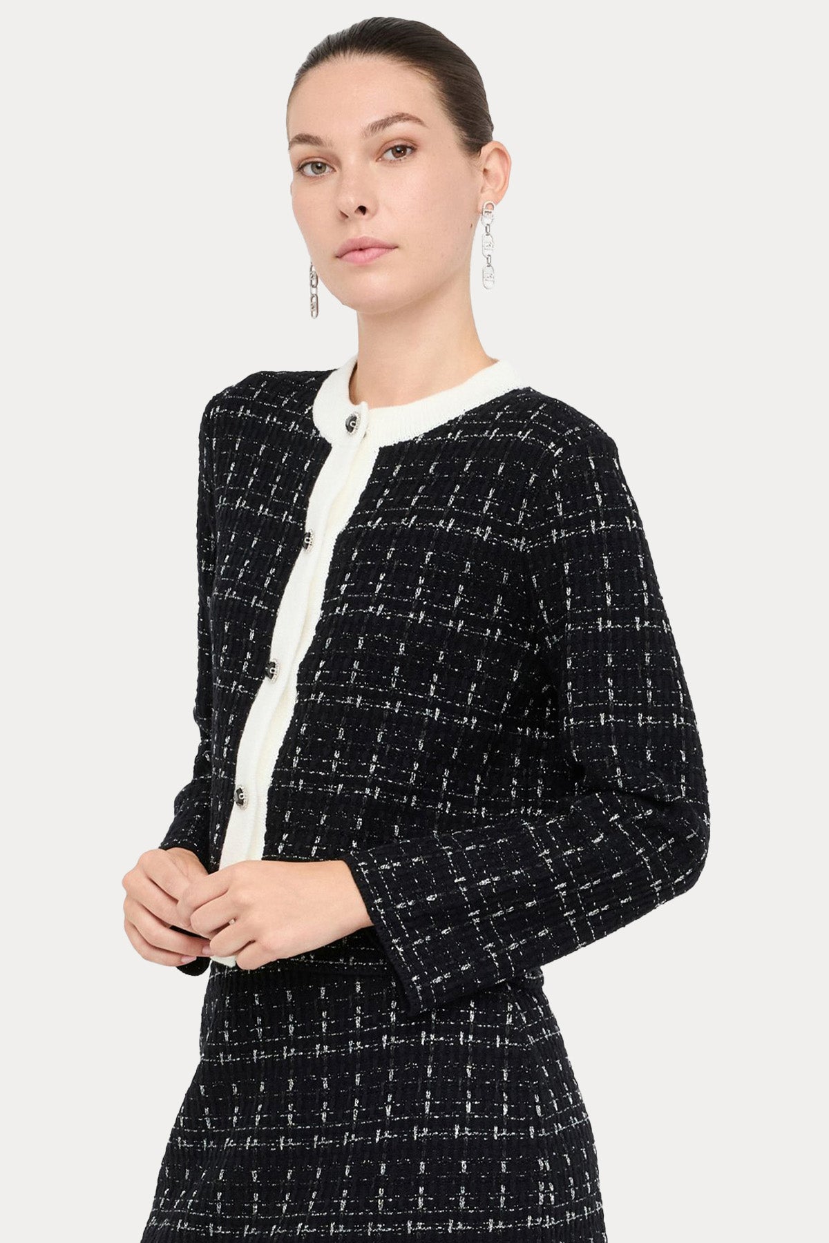 Liu Jo Yuvarlak Yaka Tüvit Ceket