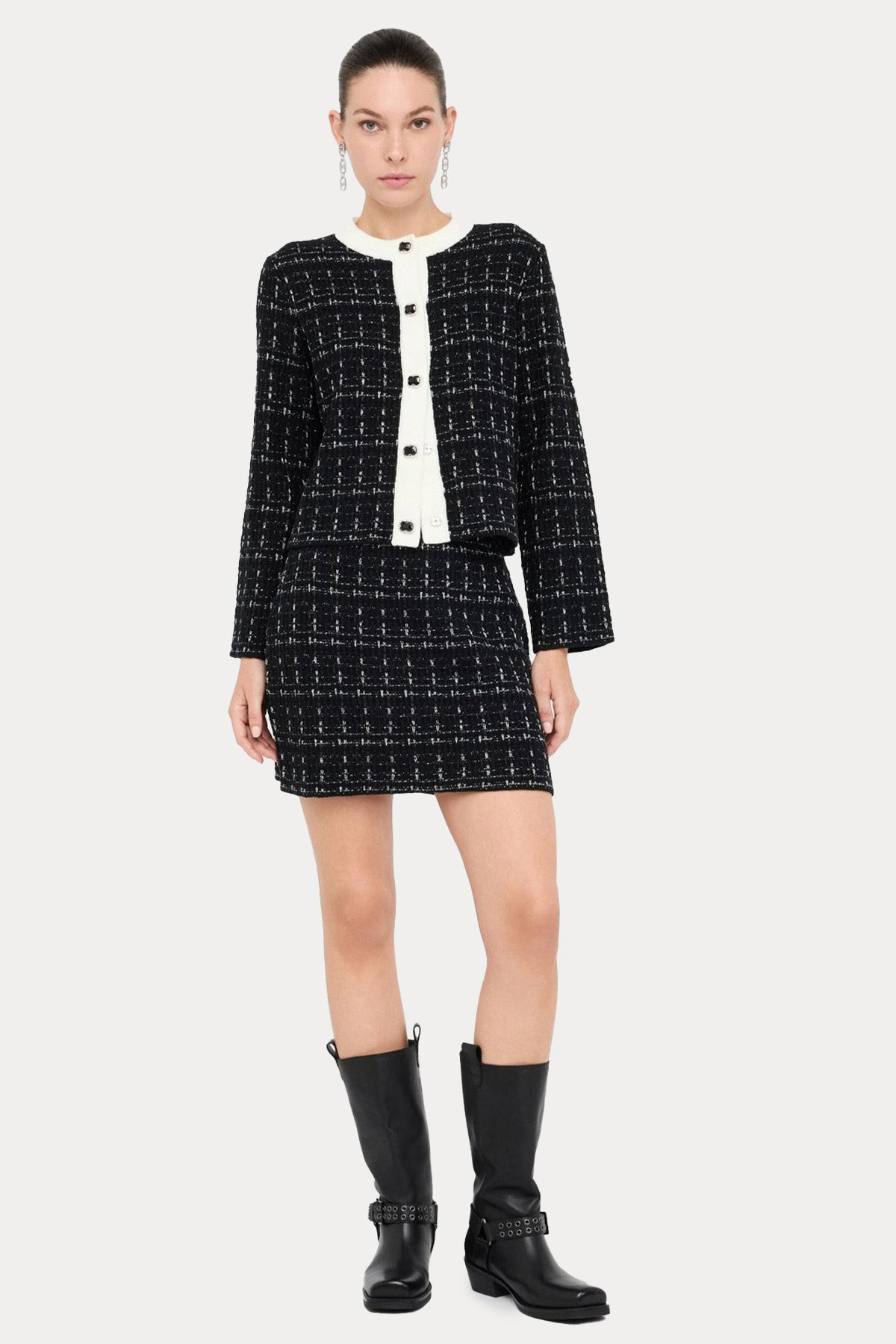 Liu Jo Yuvarlak Yaka Tüvit Ceket