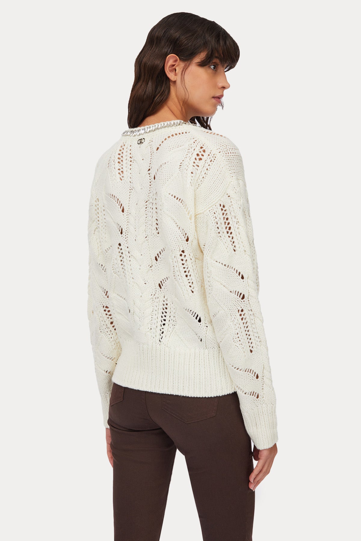 Liu Jo Relaxed Fit Örgü Yün Triko