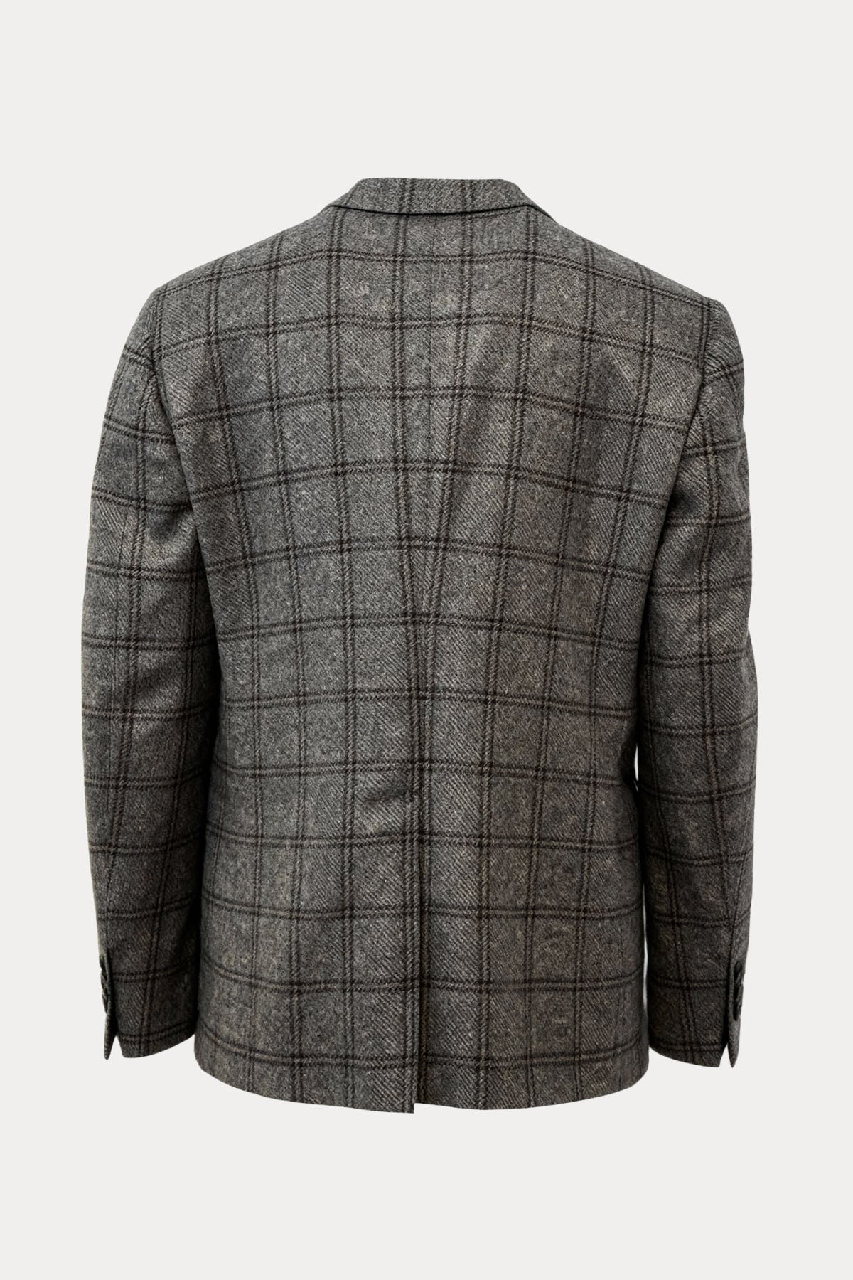 The Gigi Ekose Desenli Yün Blazer Ceket