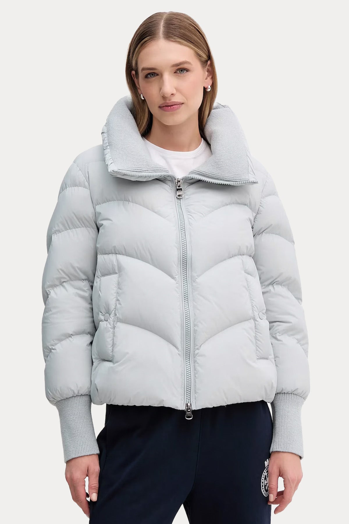 Hetrego Inara Relaxed Fit Dik Yakalı Puffer Mont