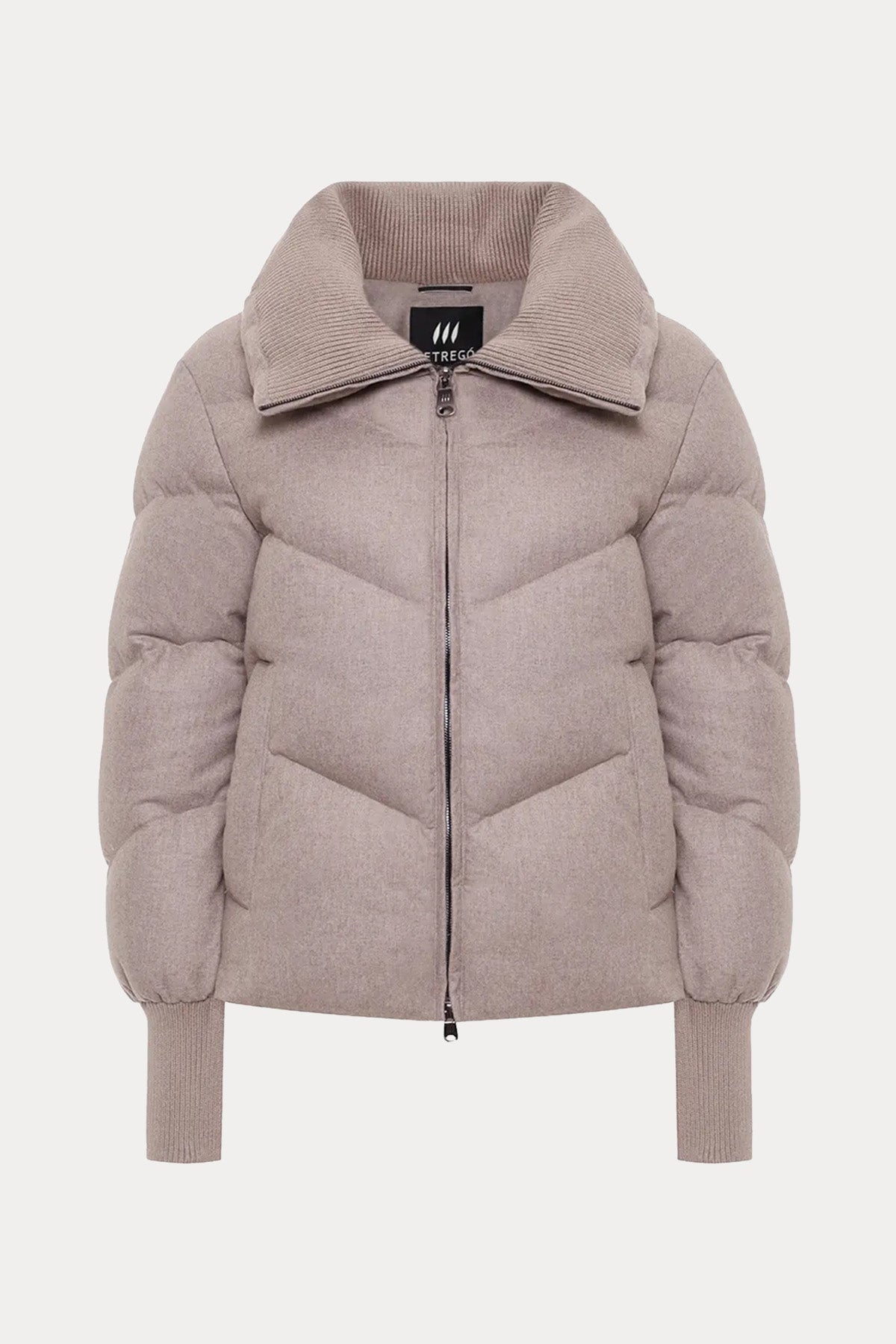 Hetrego Ratufa Relaxed Fit Kaşmir Puffer Mont