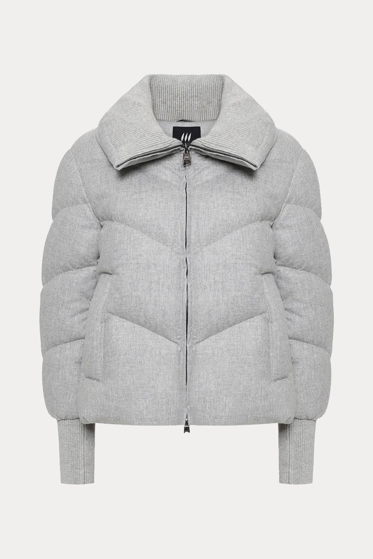 Hetrego Ratufa Relaxed Fit Kaşmir Puffer Mont