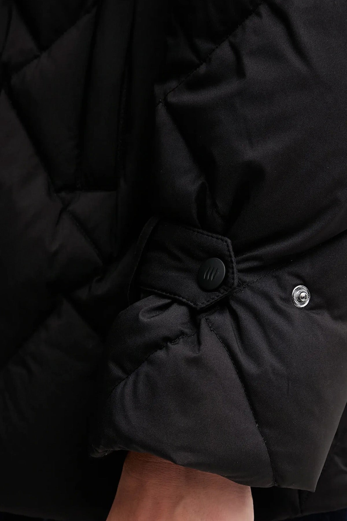 Hetrego Quenby Dik Yaka Kemerli Puffer Mont