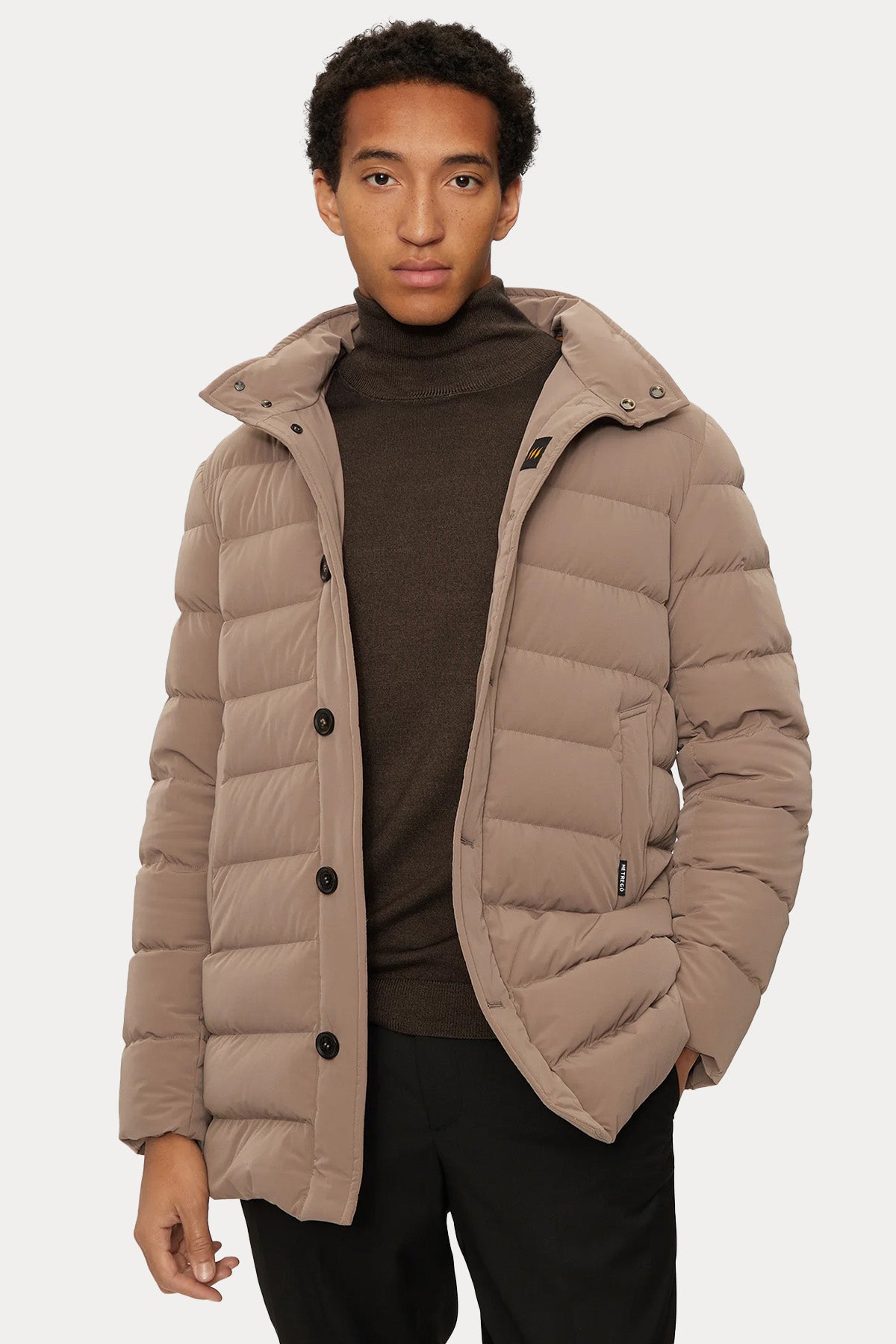 Hetrego Urban Demonte İç Parçalı Puffer Mont-Mont-Libas