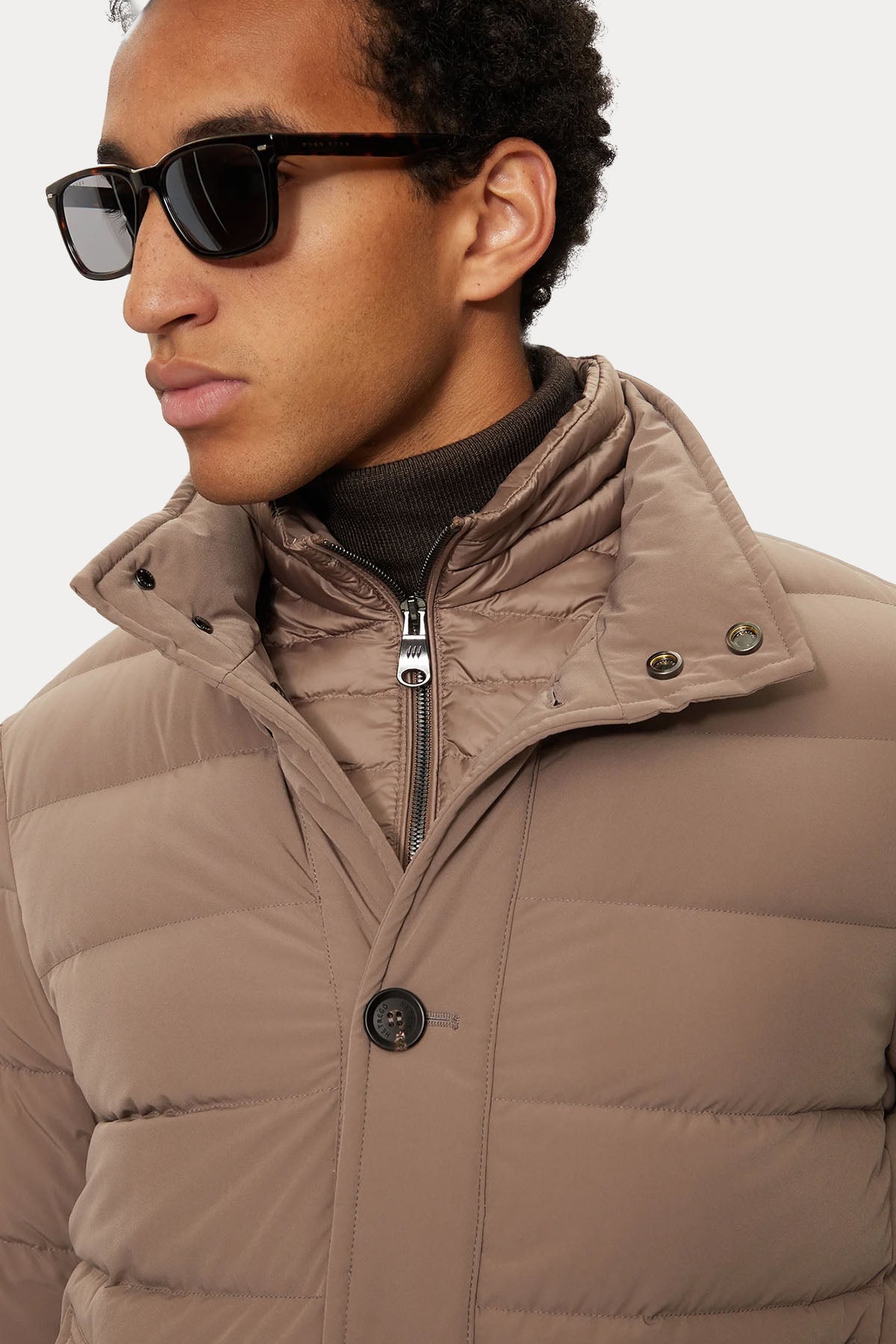 Hetrego Urban Demonte İç Parçalı Puffer Mont-Mont-Libas